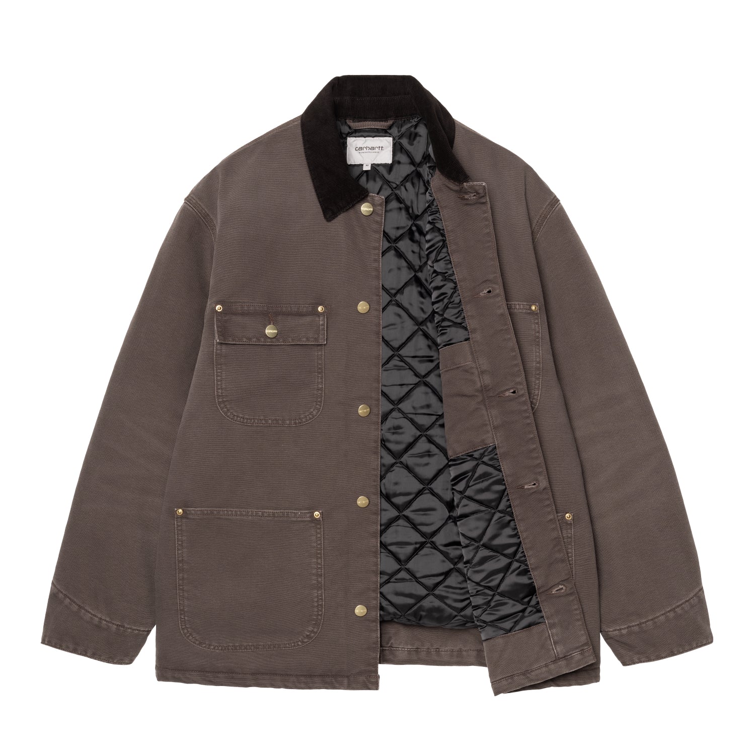 OG CHORE COAT  - Tobacco / Black (stone canvas)