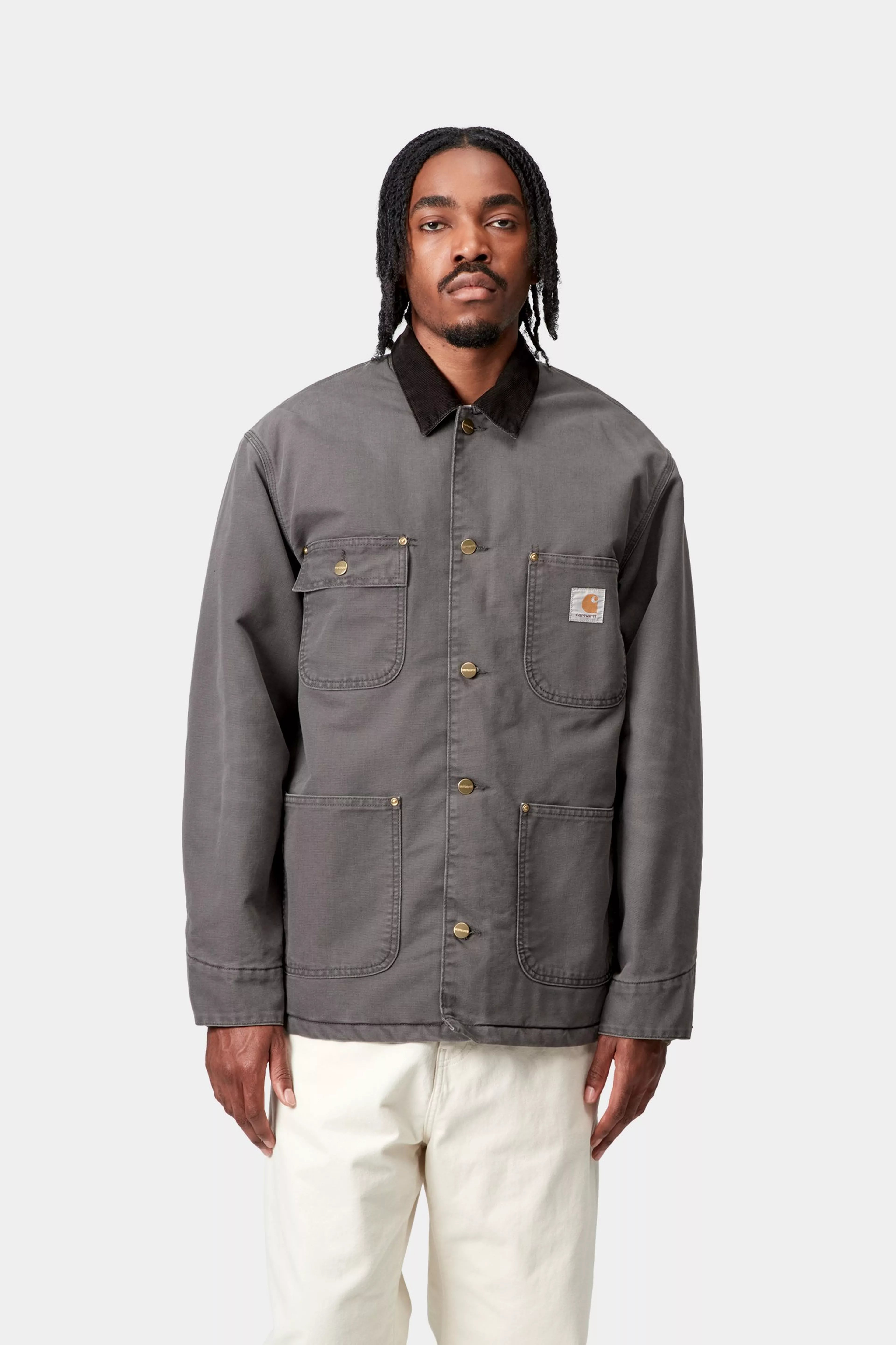 OG CHORE COAT  - Graphite / Black (stone canvas)