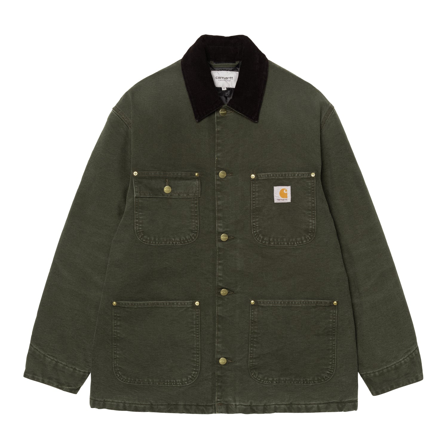 OG CHORE COAT  - Olive / Black (stone canvas)