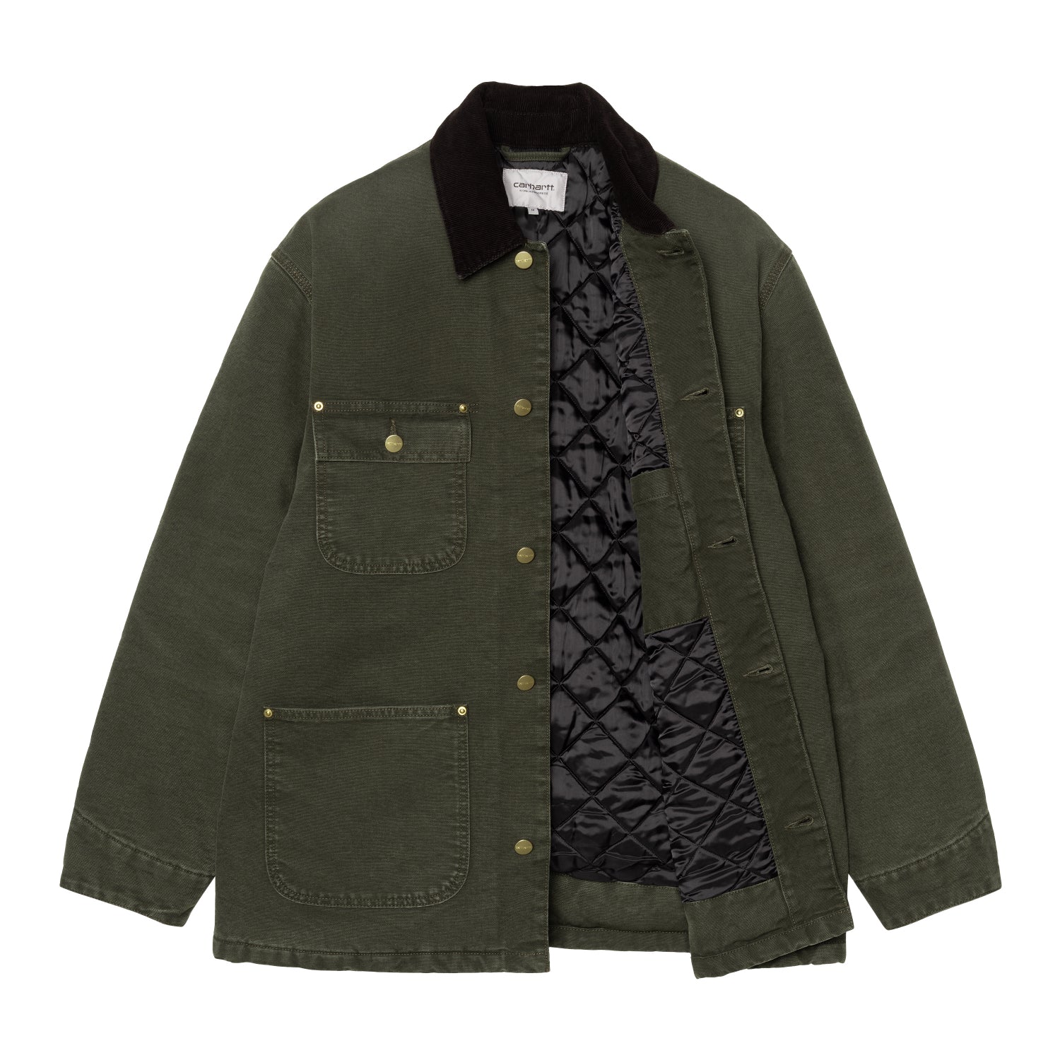 OG CHORE COAT  - Olive / Black (stone canvas)