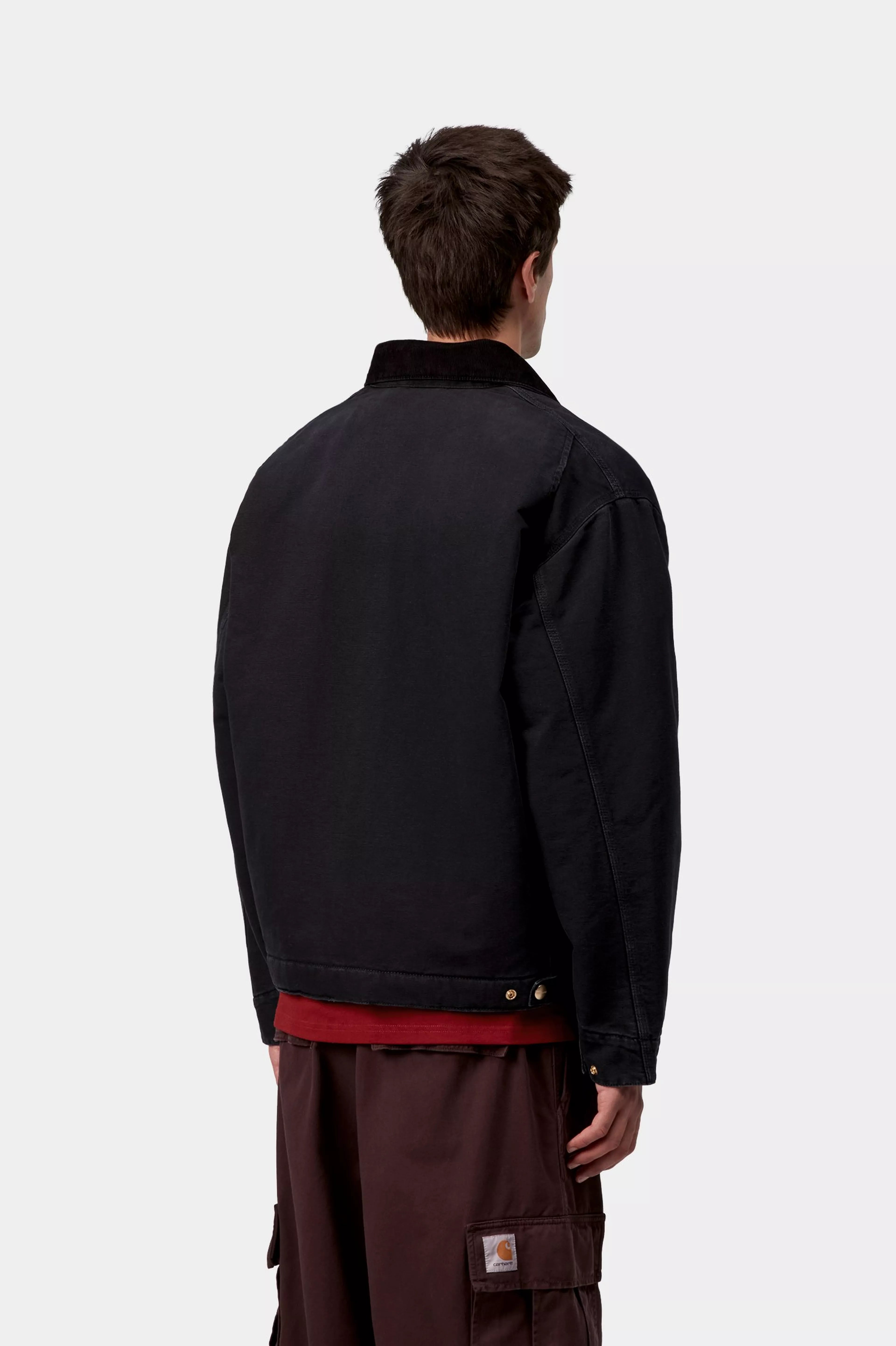 OG DETROIT JACKET  - Black / Black (stone canvas)