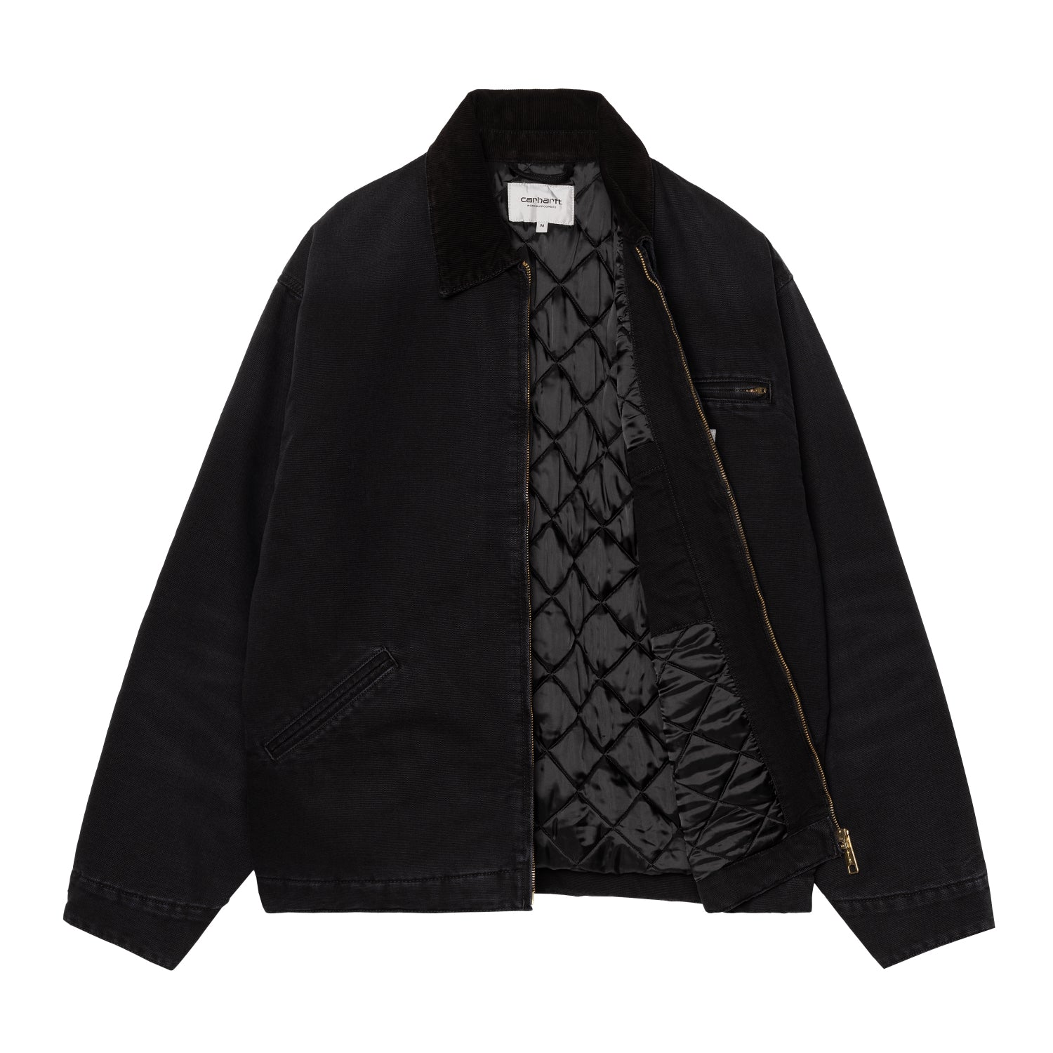 OG DETROIT JACKET  - Black / Black (stone canvas)