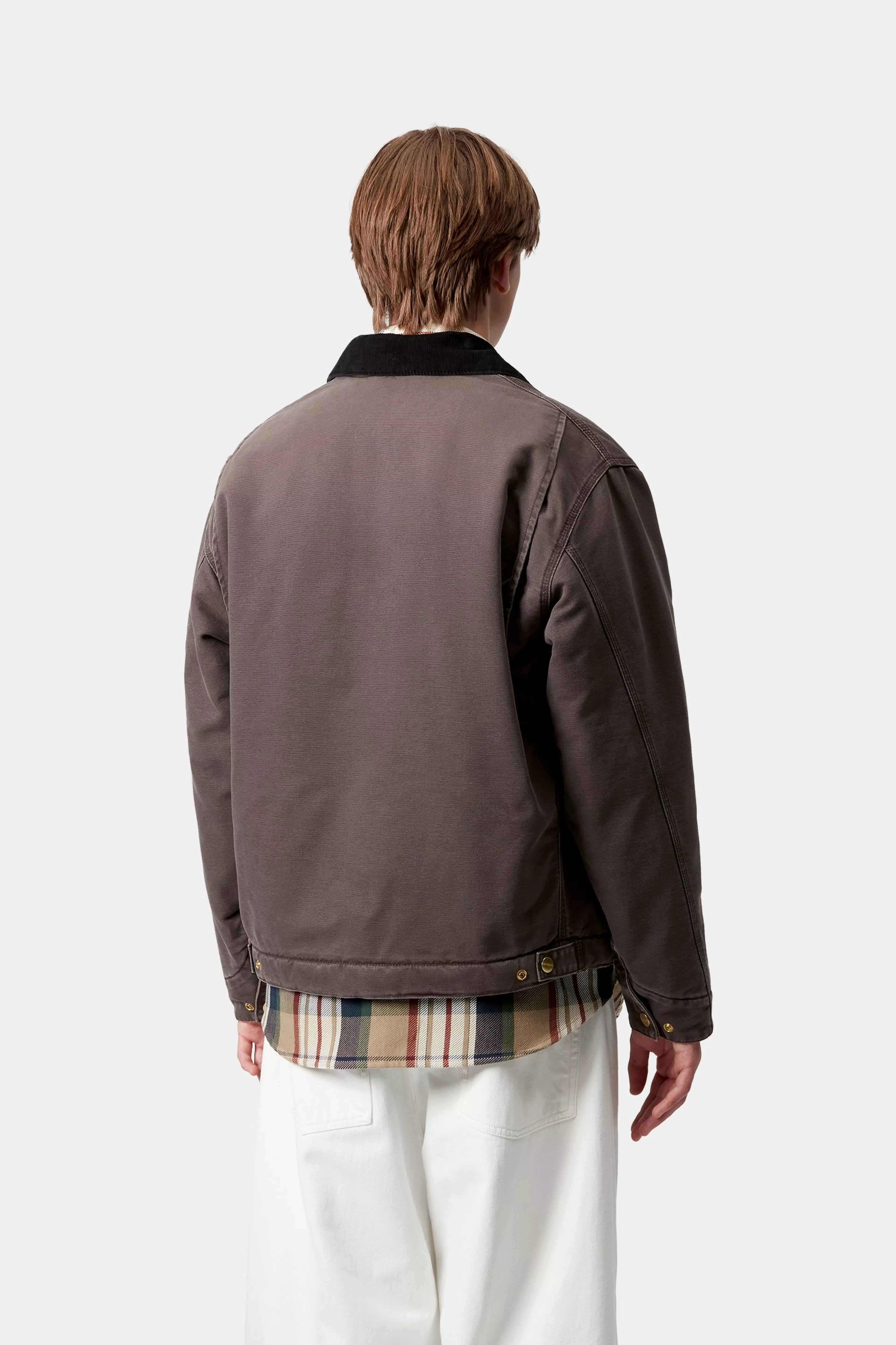OG DETROIT JACKET  - Tobacco / Black (stone canvas)