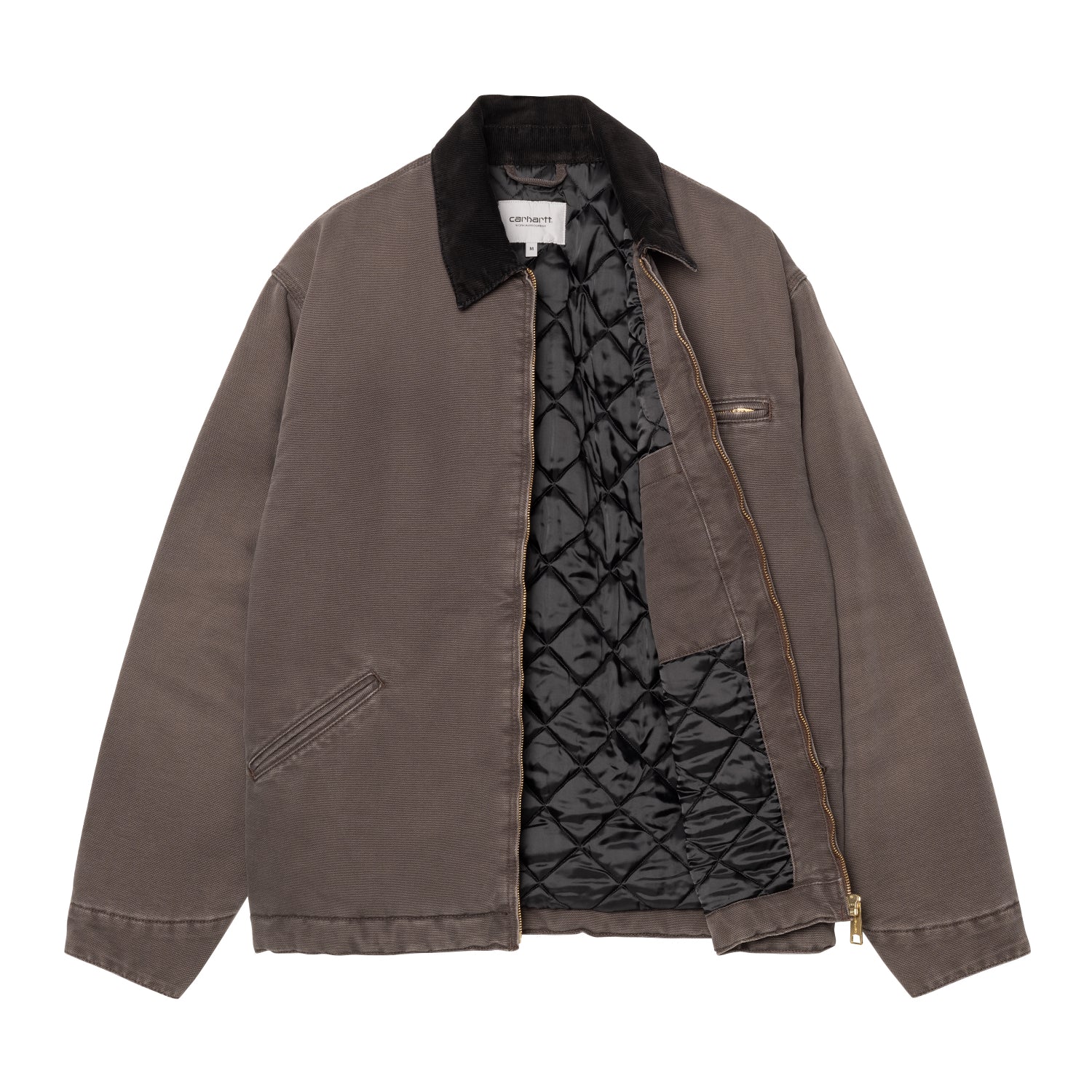 OG DETROIT JACKET  - Tobacco / Black (stone canvas)