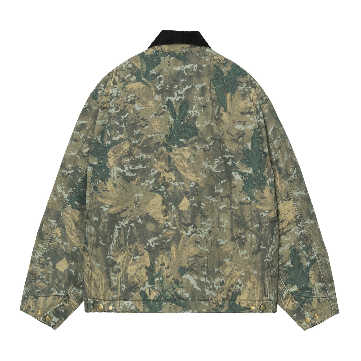 OG DETROIT JACKET  - Camo Combi, Green / Black (stone washed)