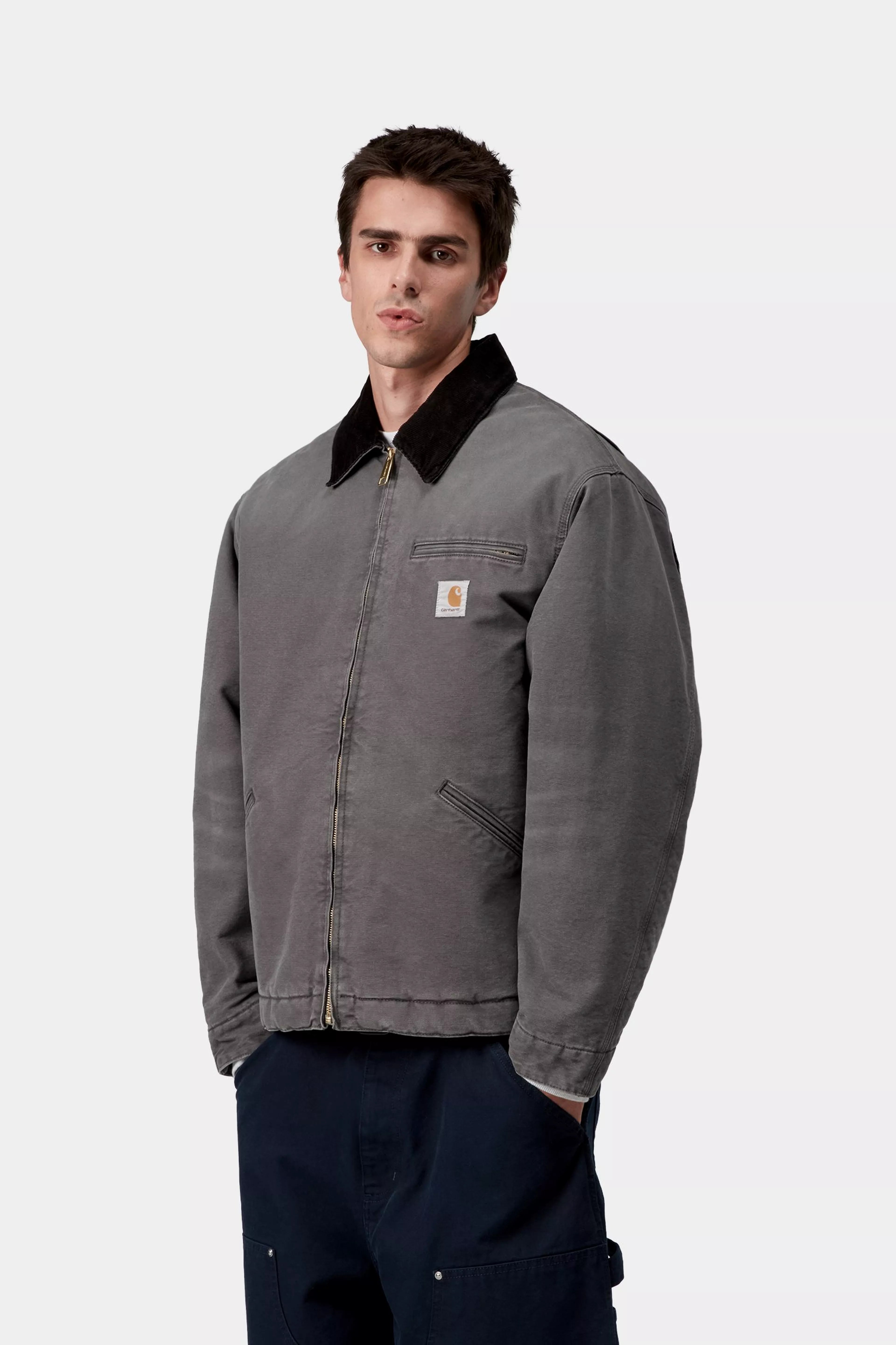 OG DETROIT JACKET  - Graphite / Black (stone canvas)