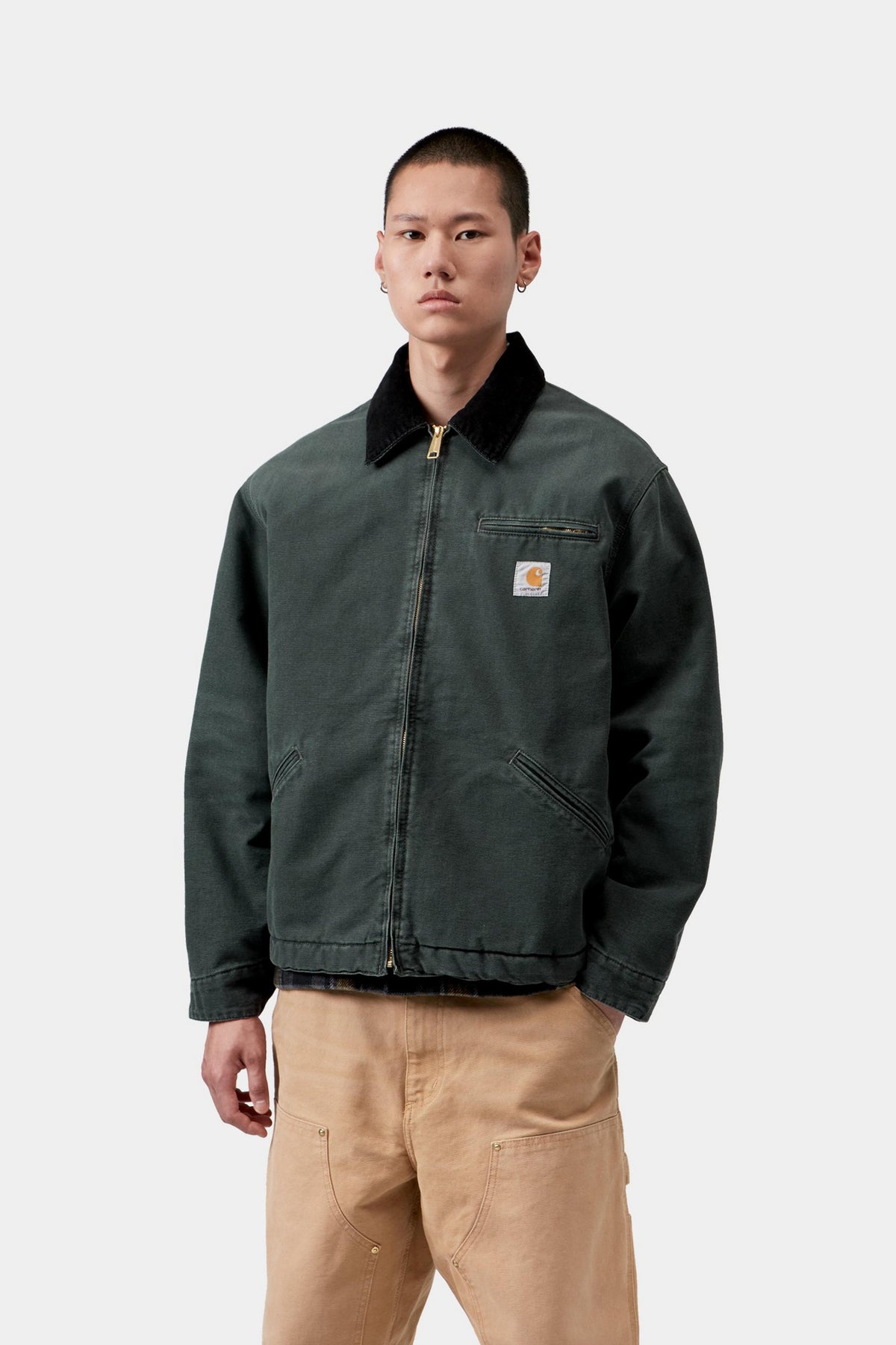 OG Detroit Jacket - Raven / Black stone canvas