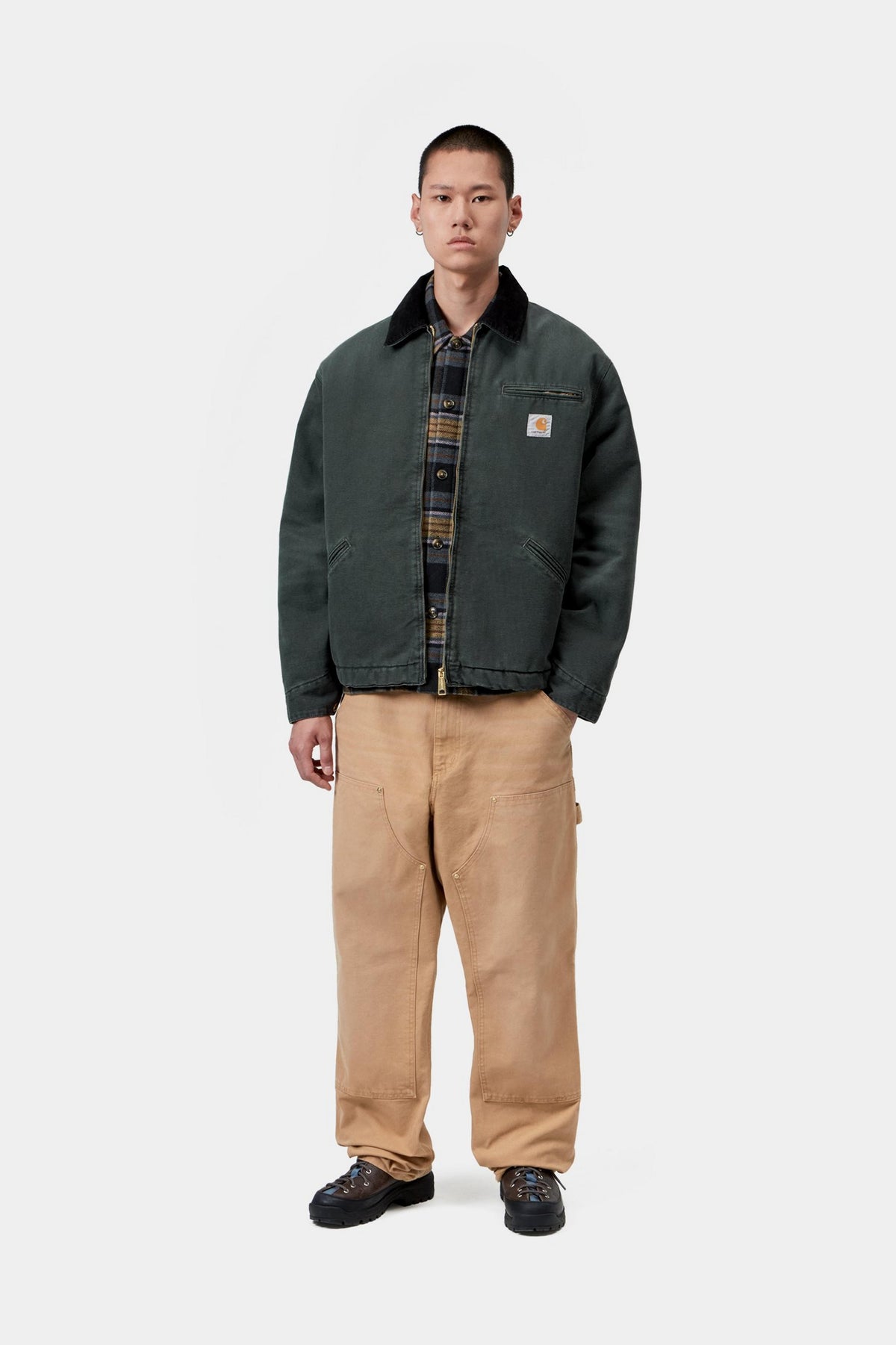 OG Detroit Jacket - Raven / Black stone canvas