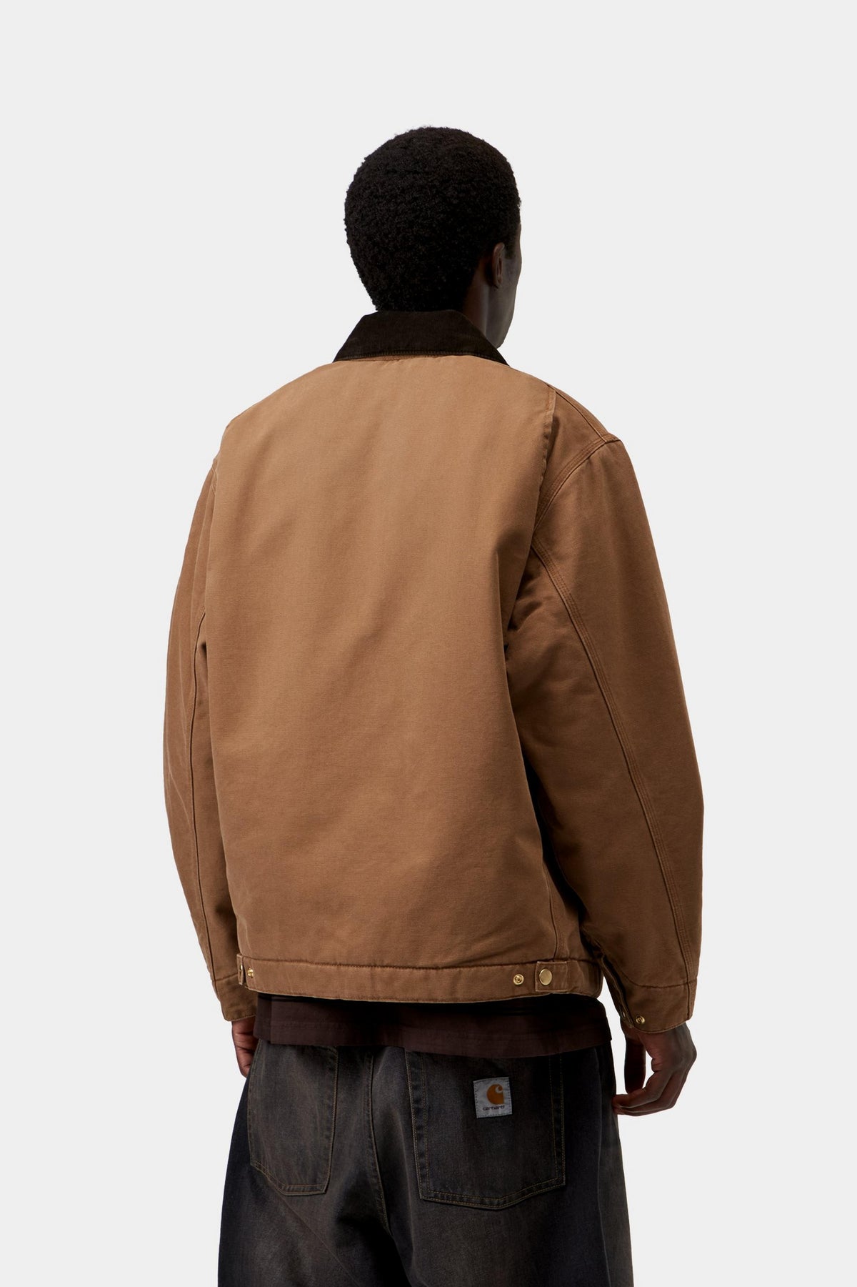 OG Detroit Jacket - WIP H Brown / Tobacco stone canvas