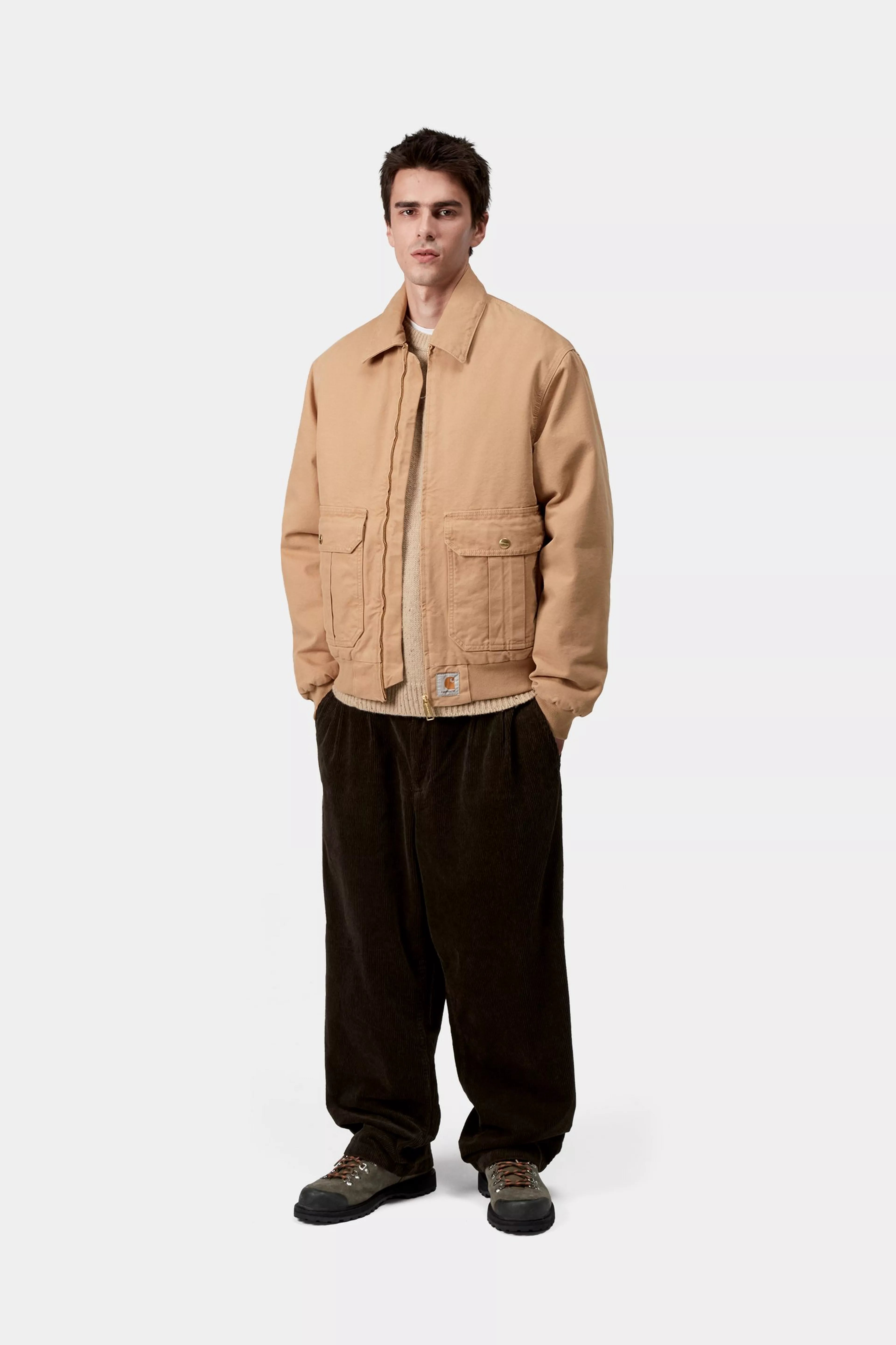 STANTON JACKET  - Dusty H Brown (stone washed)