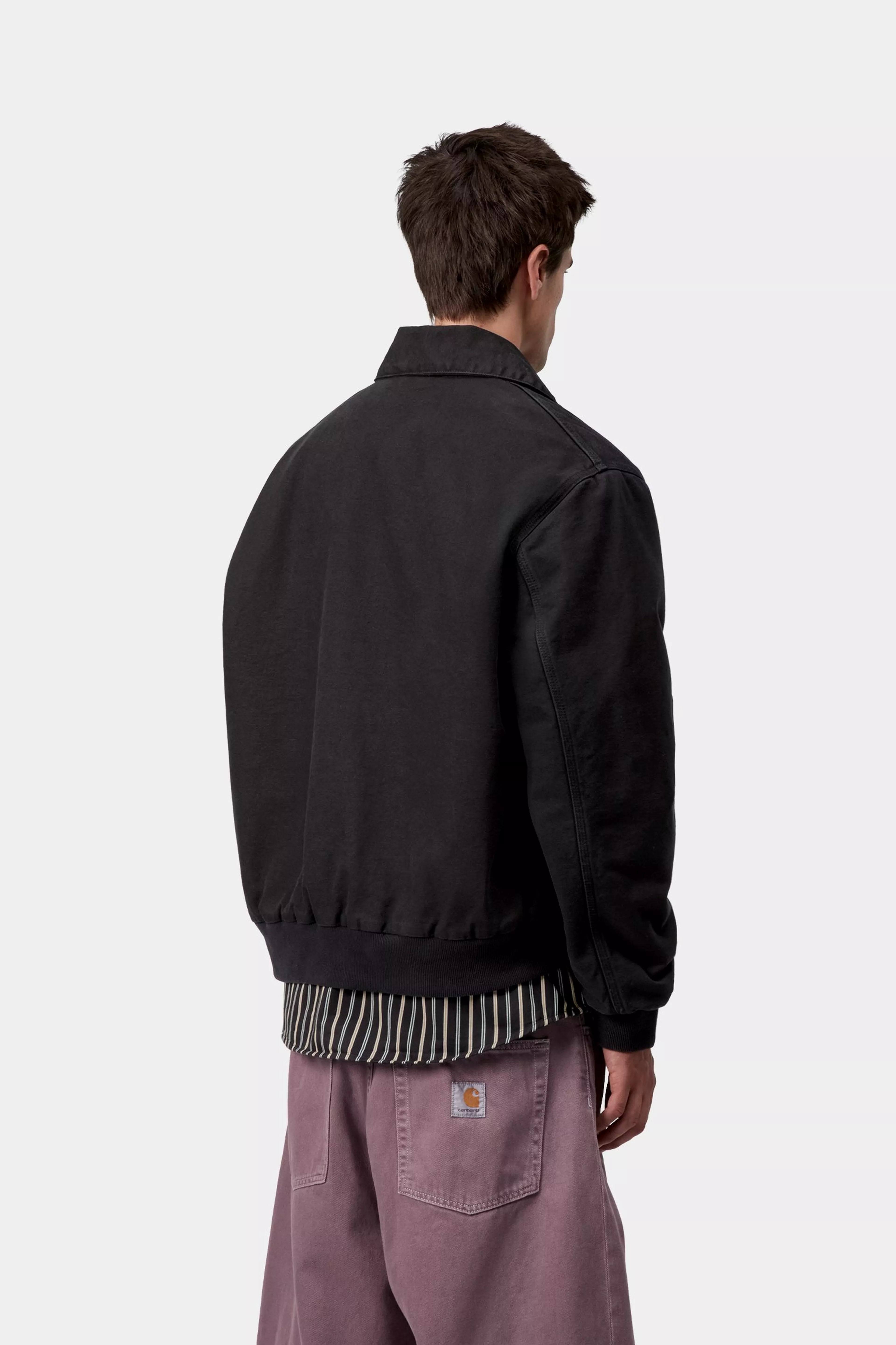 STANTON JACKET  - Black (stone washed)