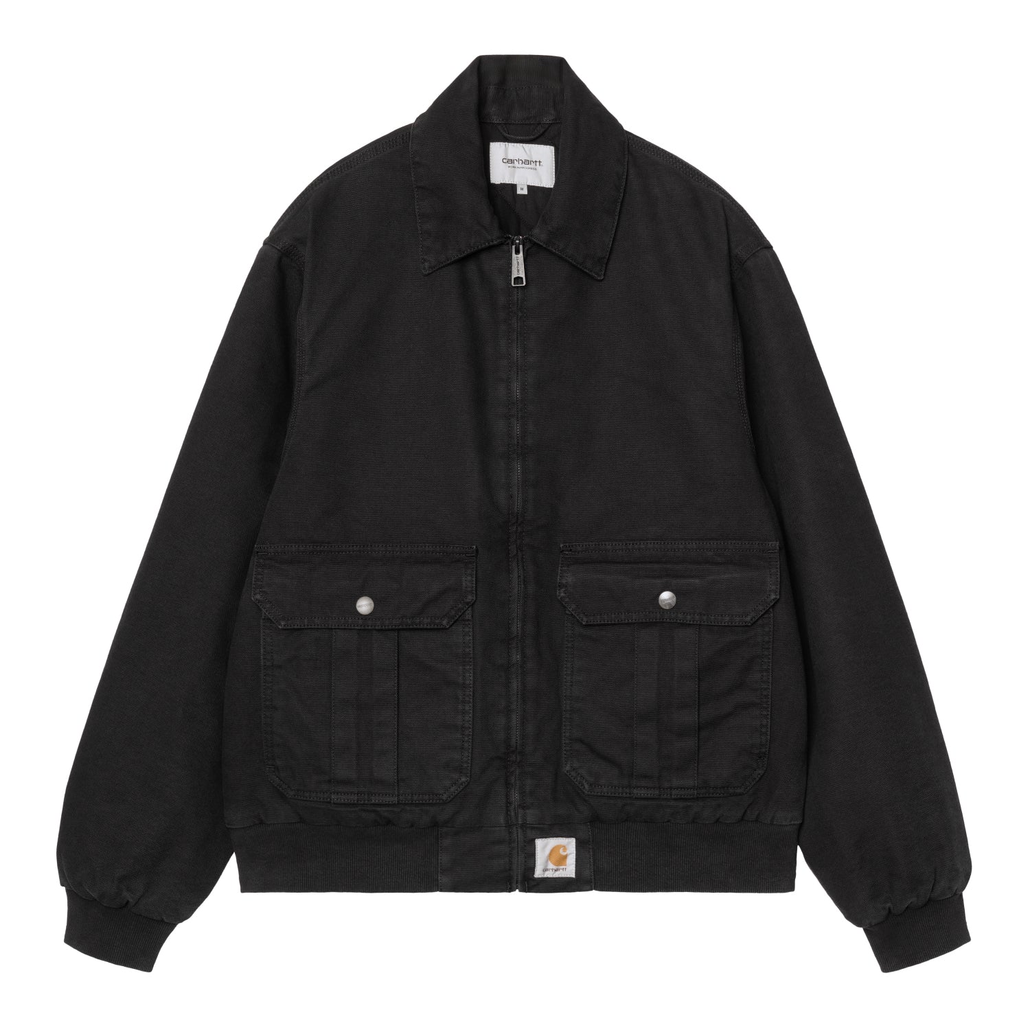 STANTON JACKET  - Black (stone washed)
