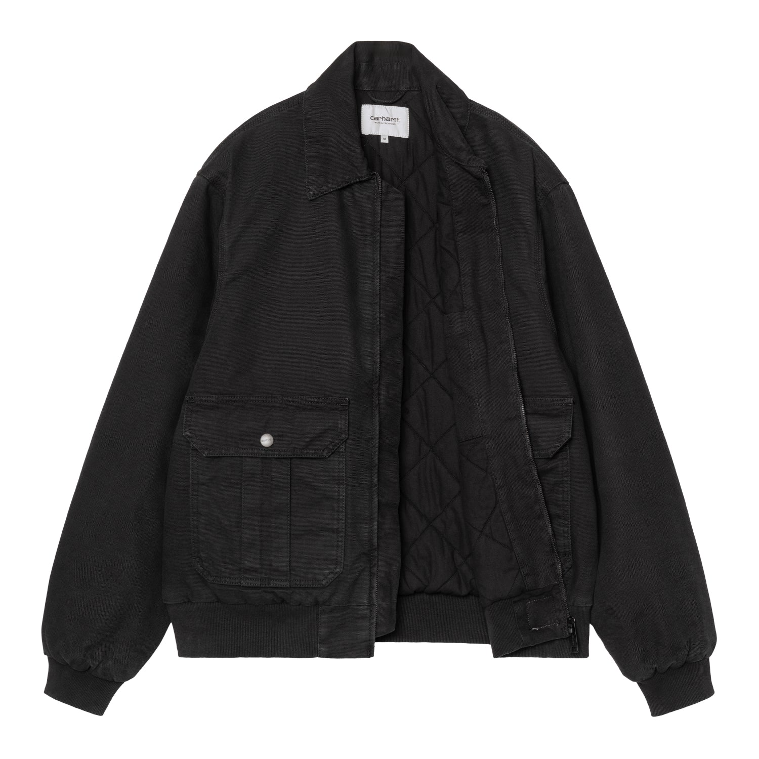 STANTON JACKET  - Black (stone washed)