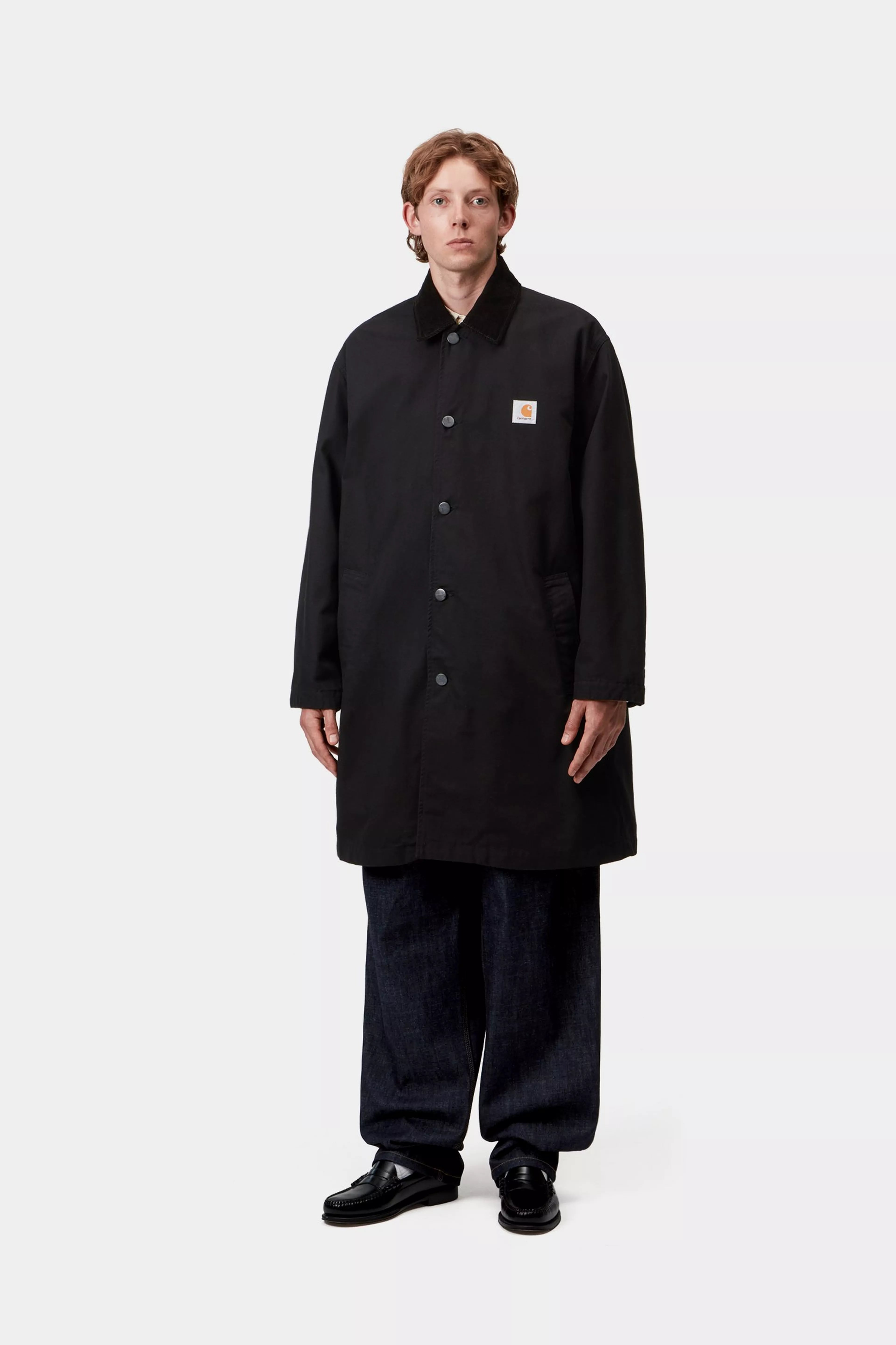 WEBSTER COAT  - Black / Black (rinsed)