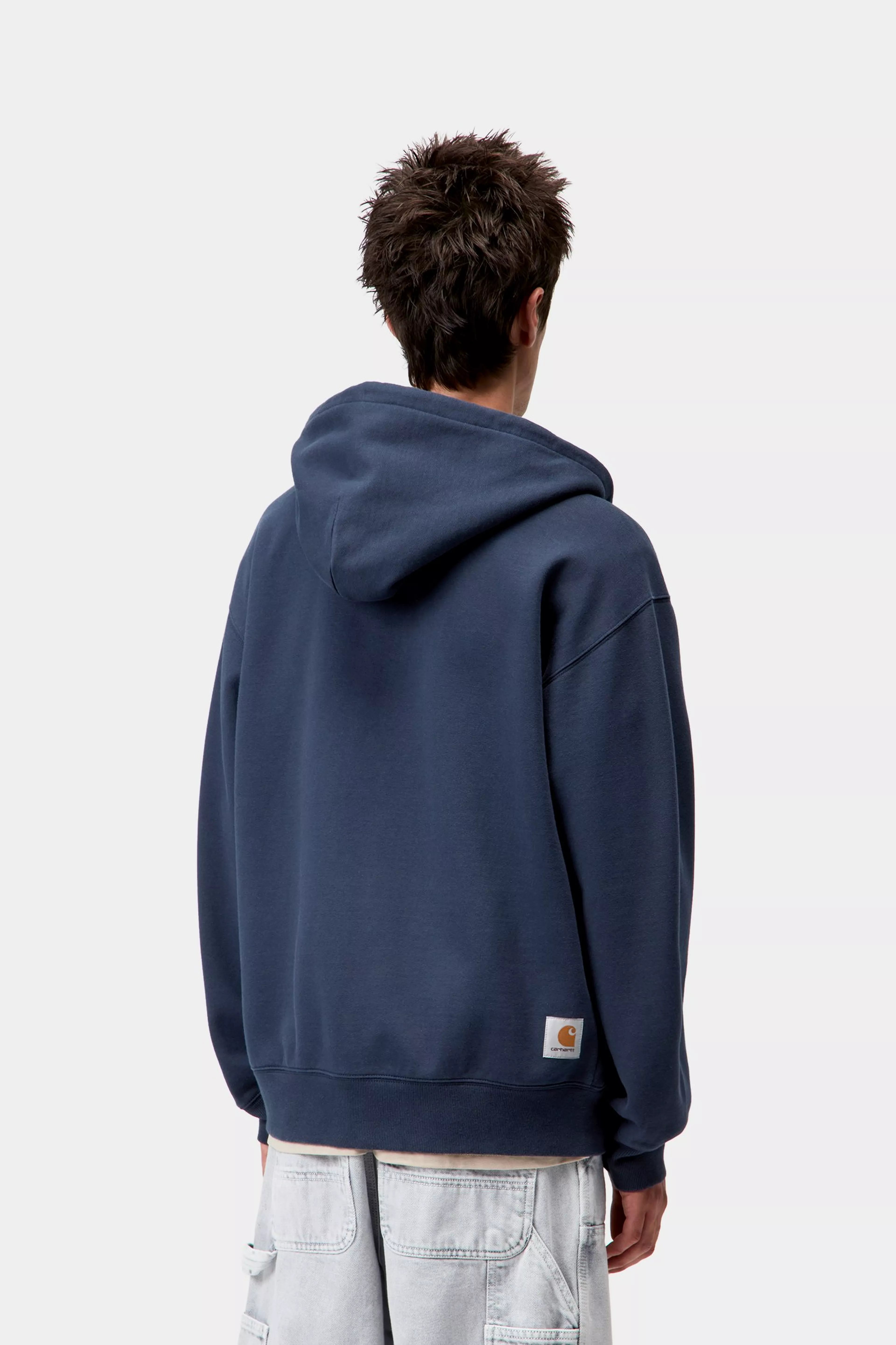 HOODED MINI WIP SWEAT JACKET - Jupiter (stone washed)