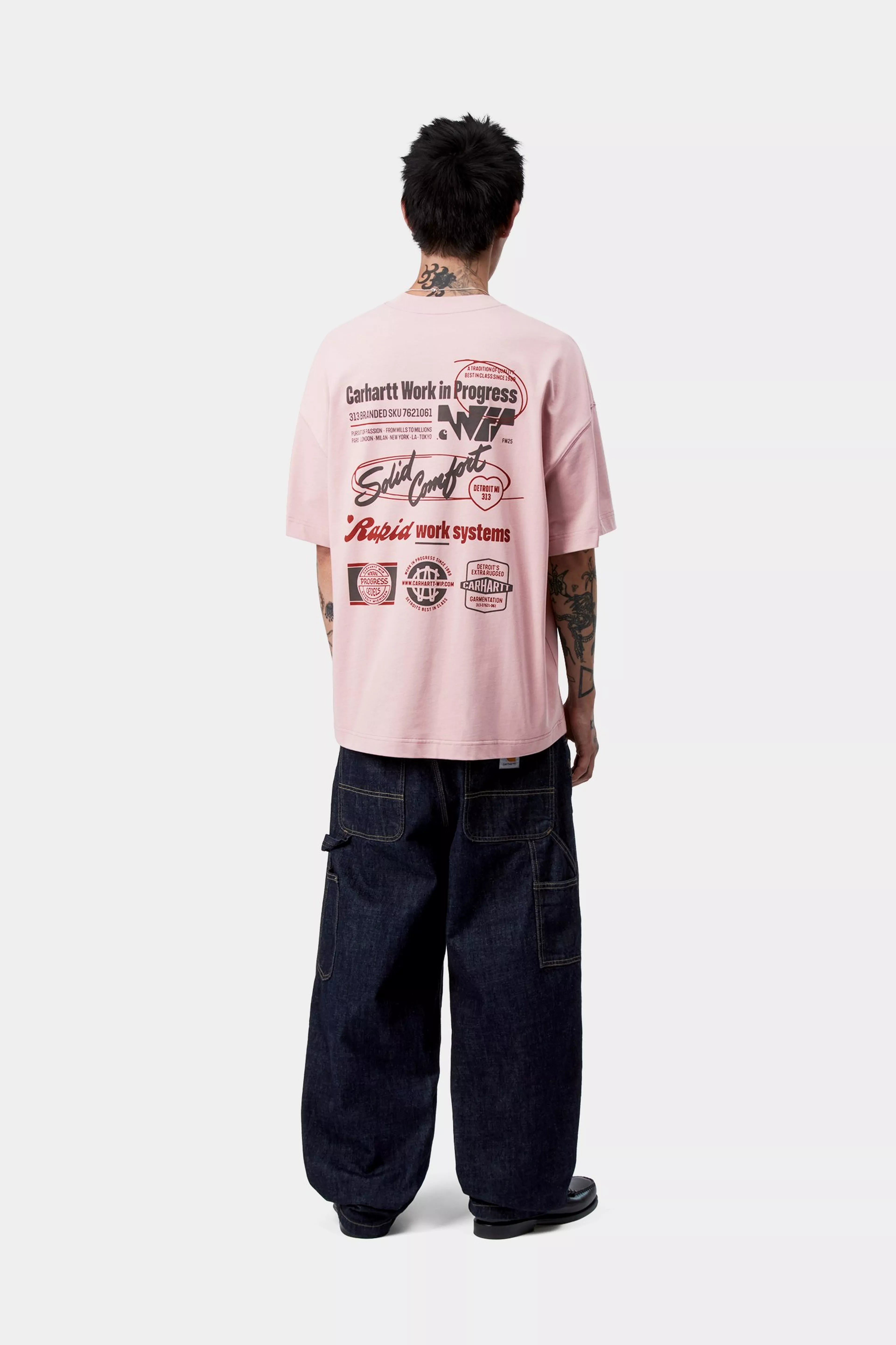 S/S NETWORKS T-SHIRT - Glassy Pink