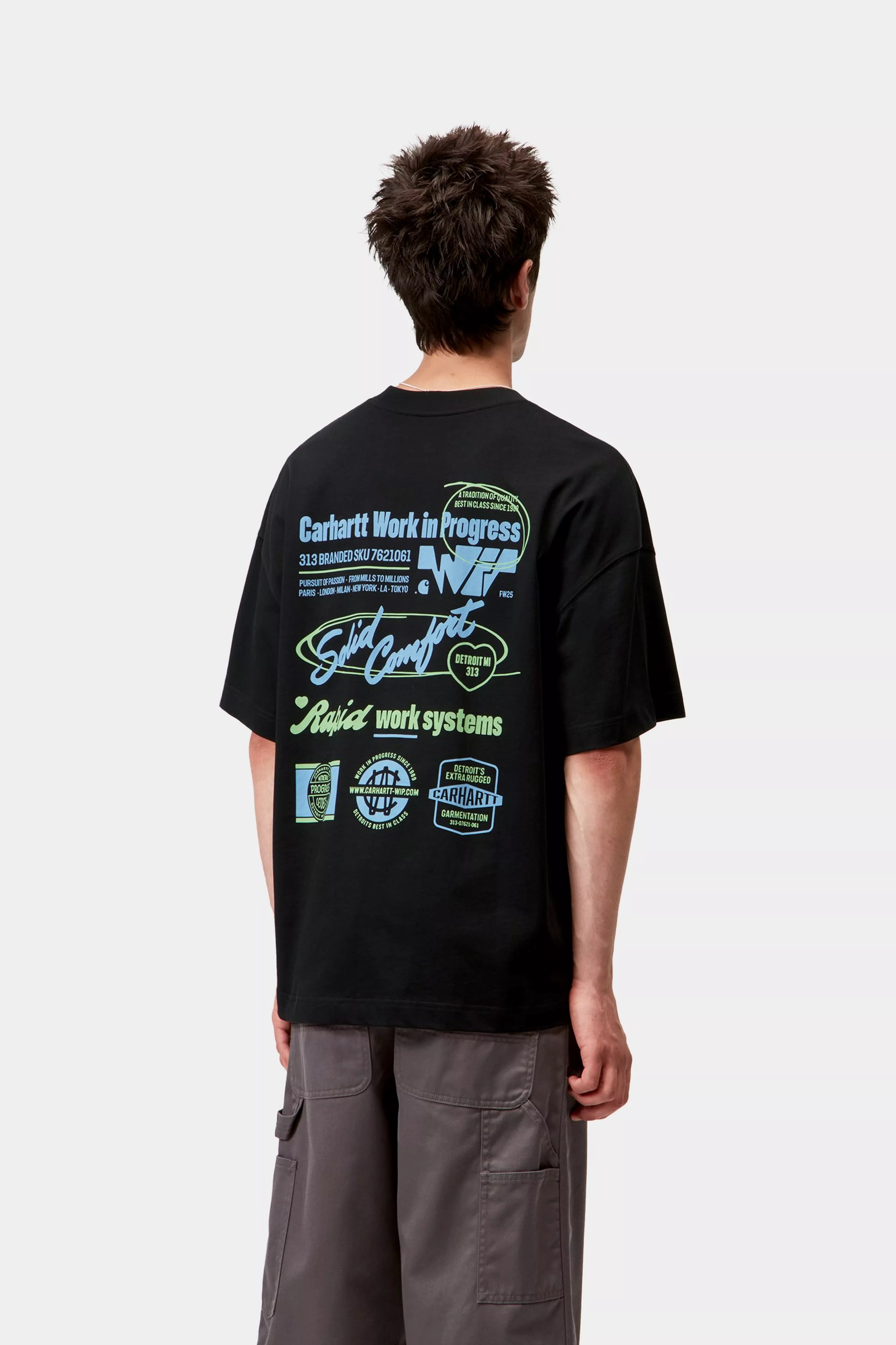 S/S NETWORKS T-SHIRT - Black