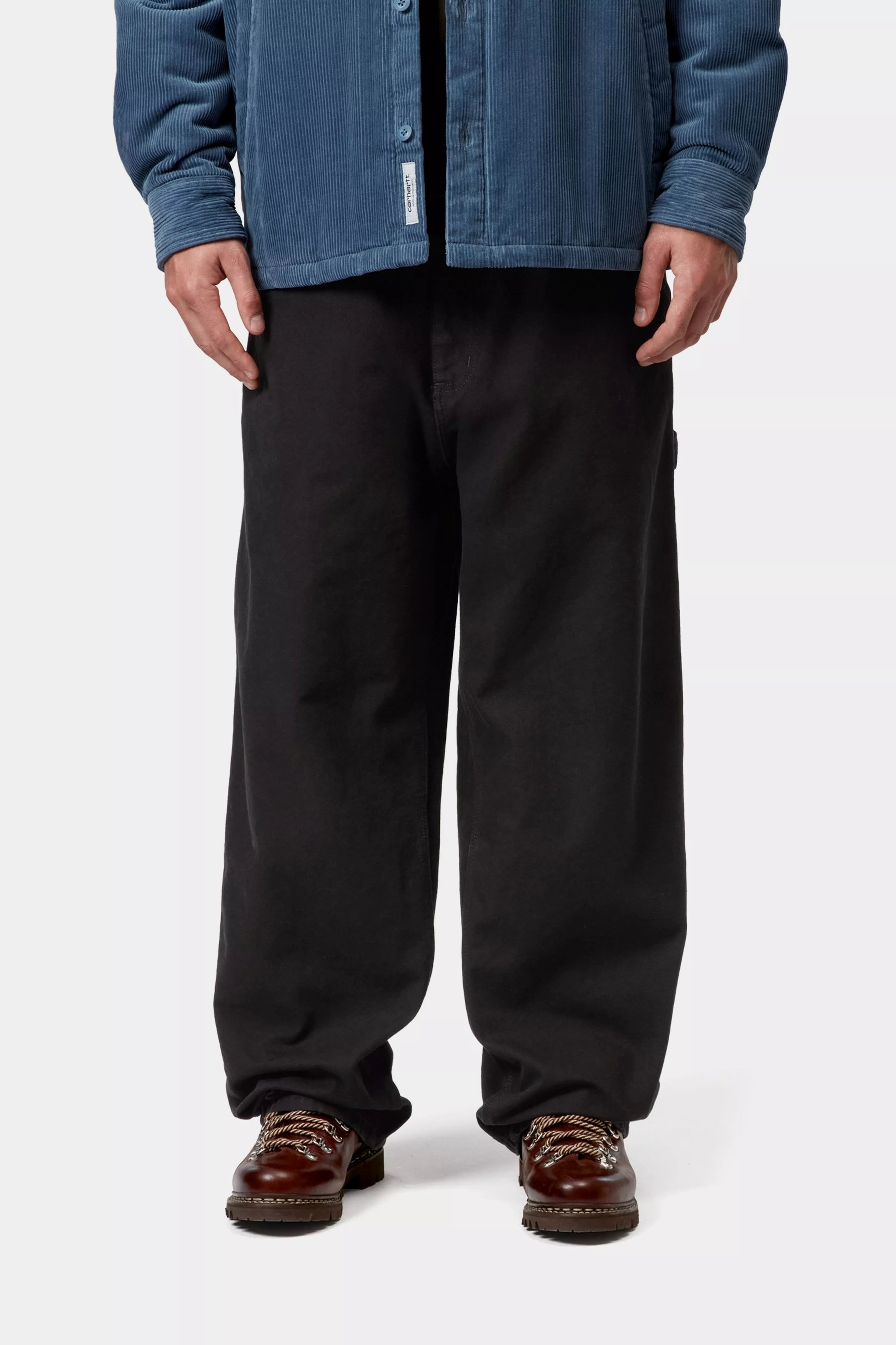 OG SINGLE KNEE PANT - Black (stone washed)