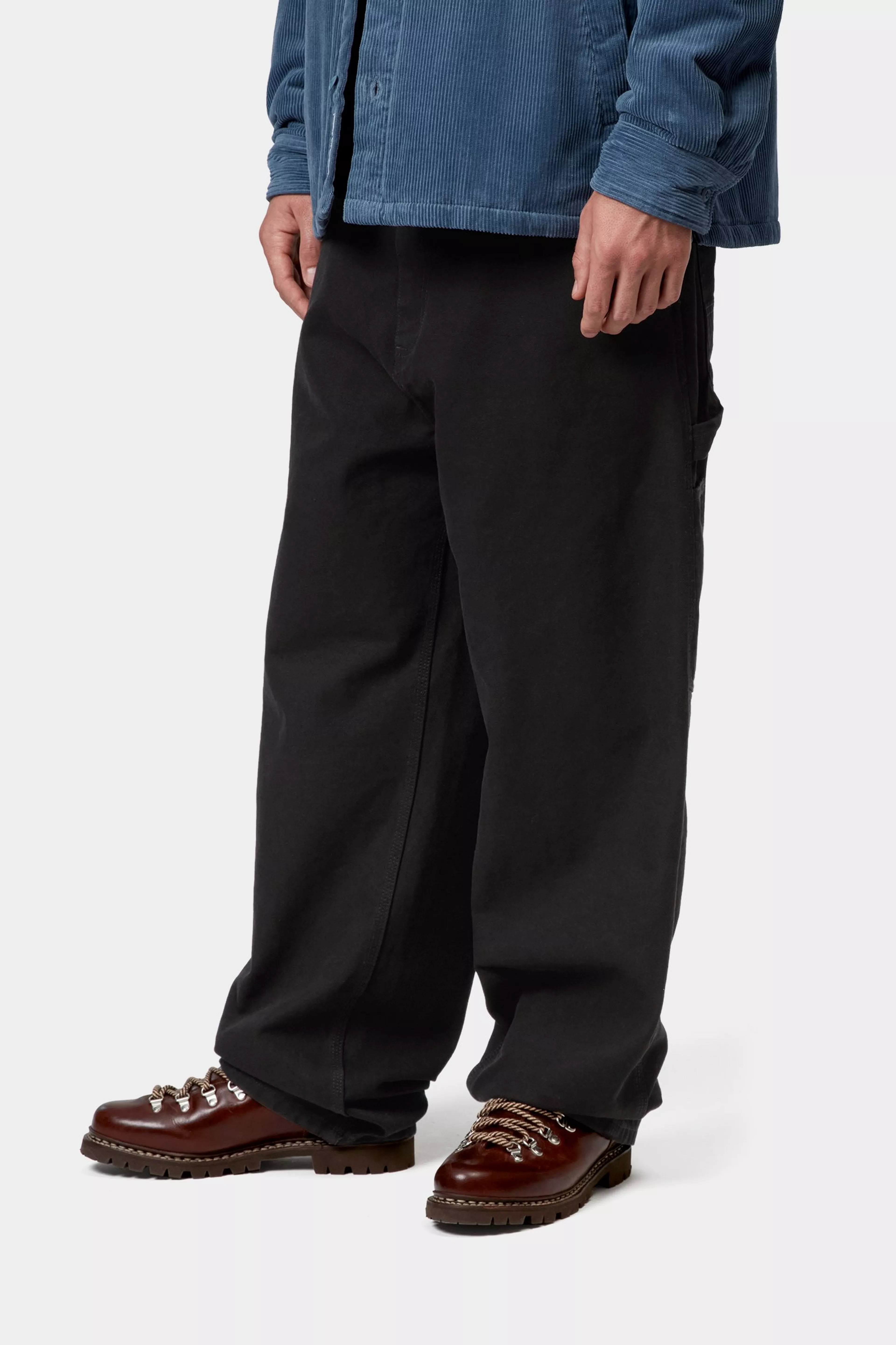 OG SINGLE KNEE PANT - Black (stone washed)