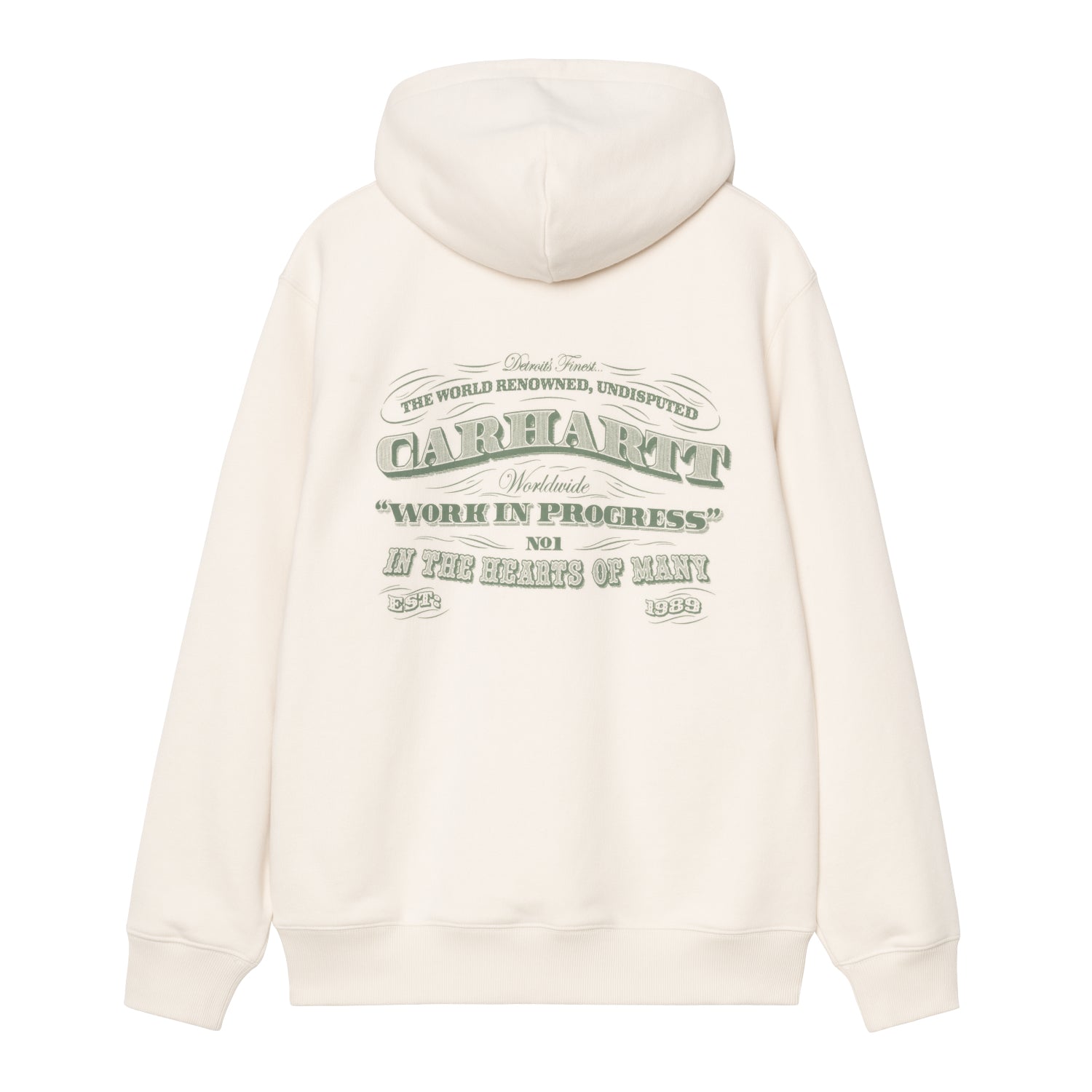 HOODED 3 ONE 3 SWEAT - Salt