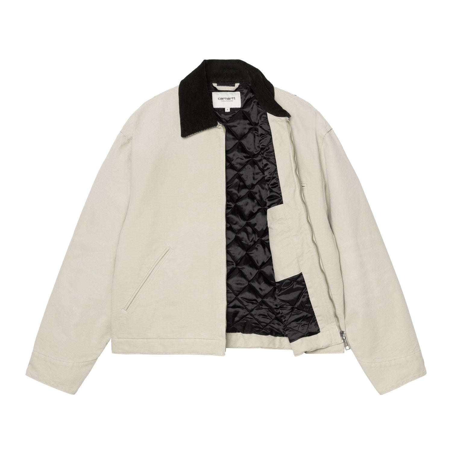 W' OG DETROIT JACKET  - Fleur De Sel / Black (stone canvas)