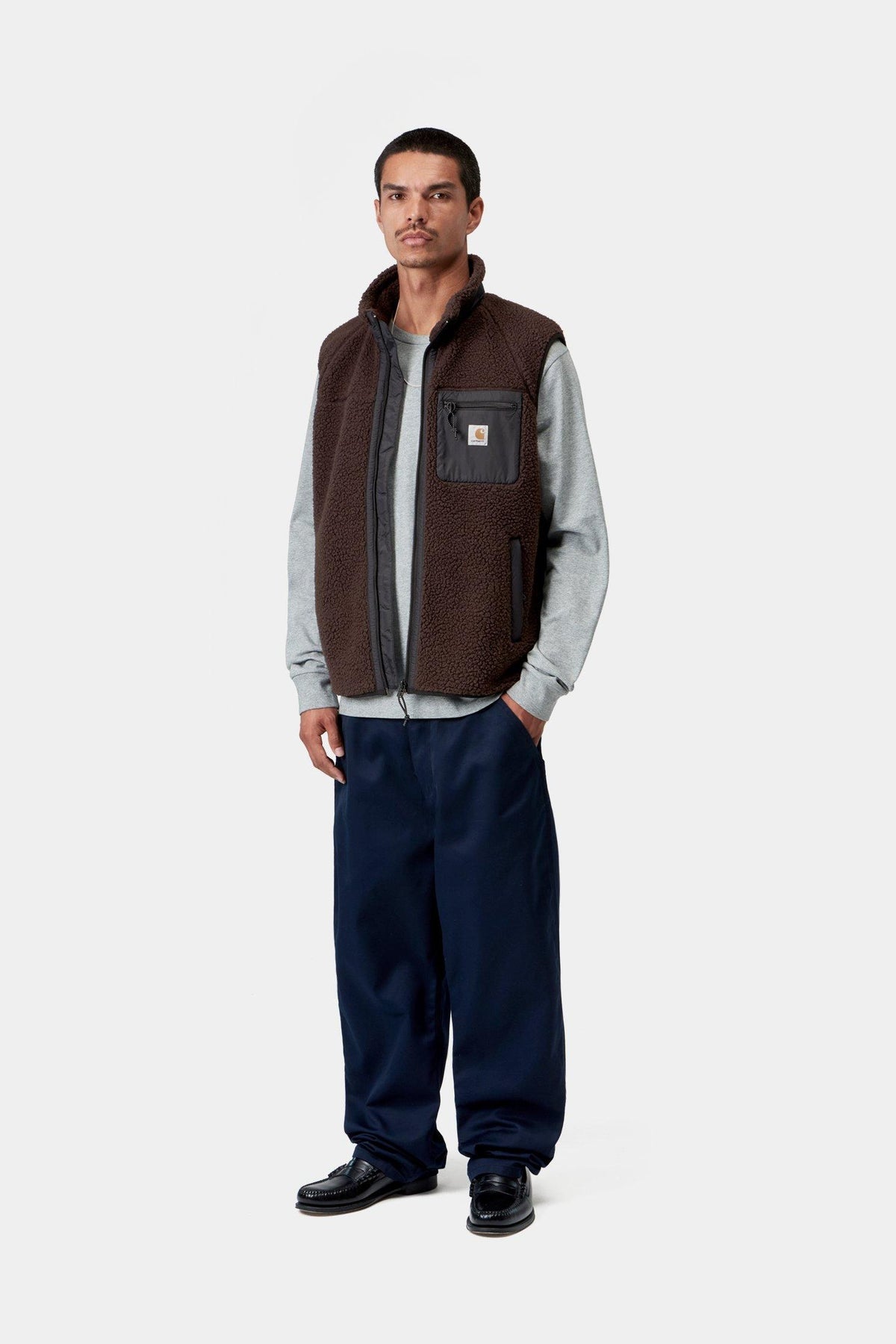 Prentis Vest Liner - Palisander / Black
