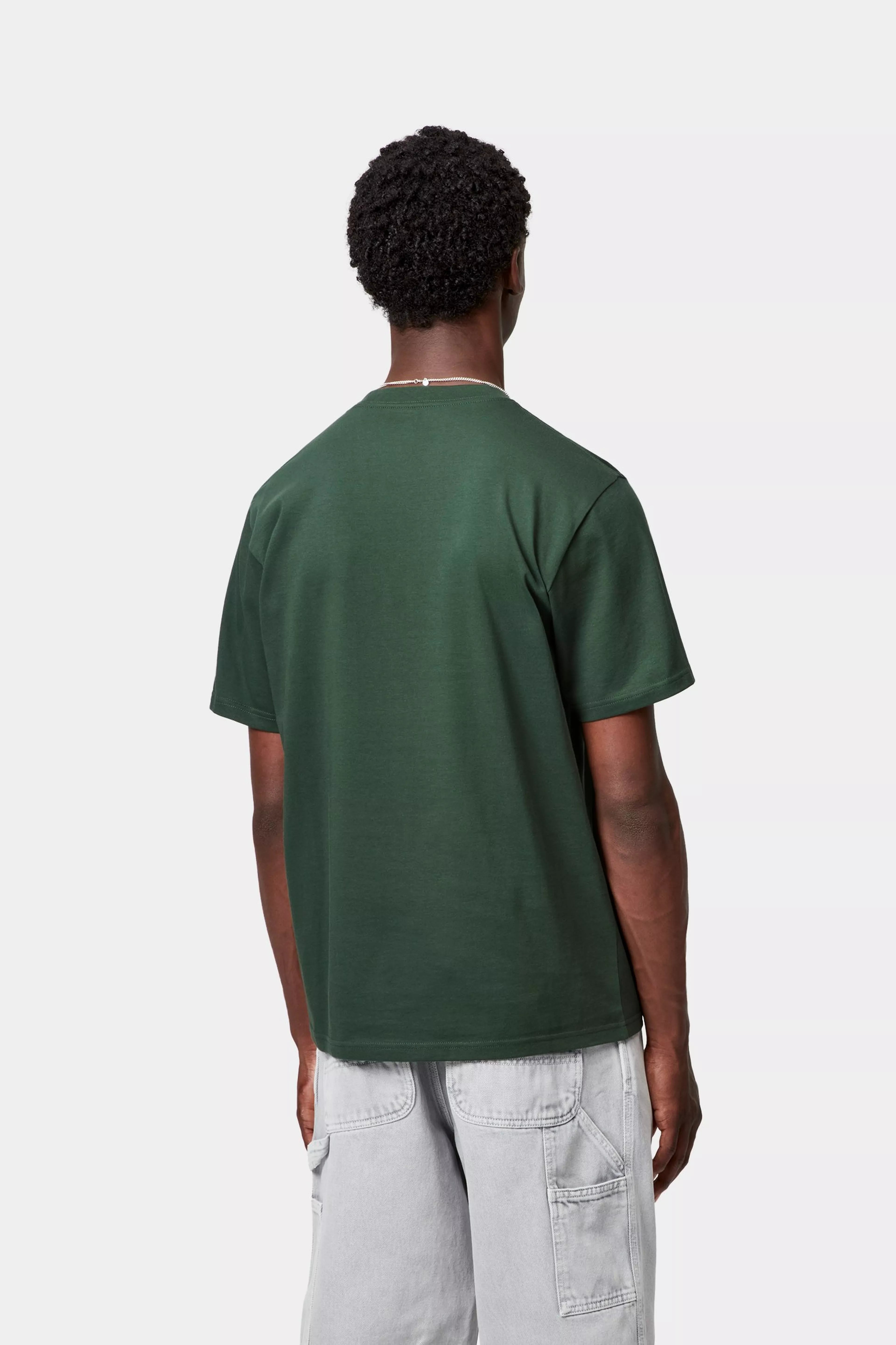S/S SCRIPT T-SHIRT - Sycamore Tree / Phlox