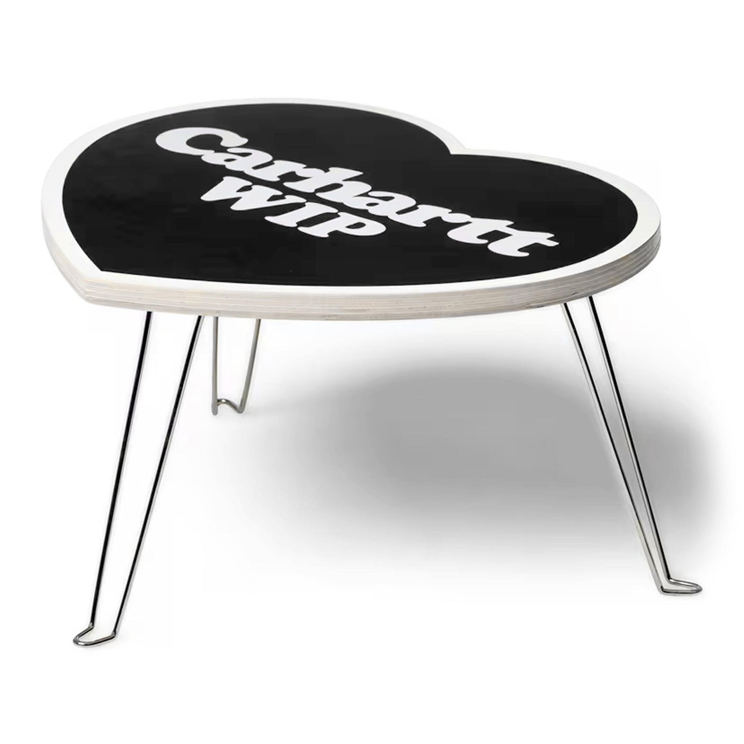 HEART FOLDING TABLE - Black / White