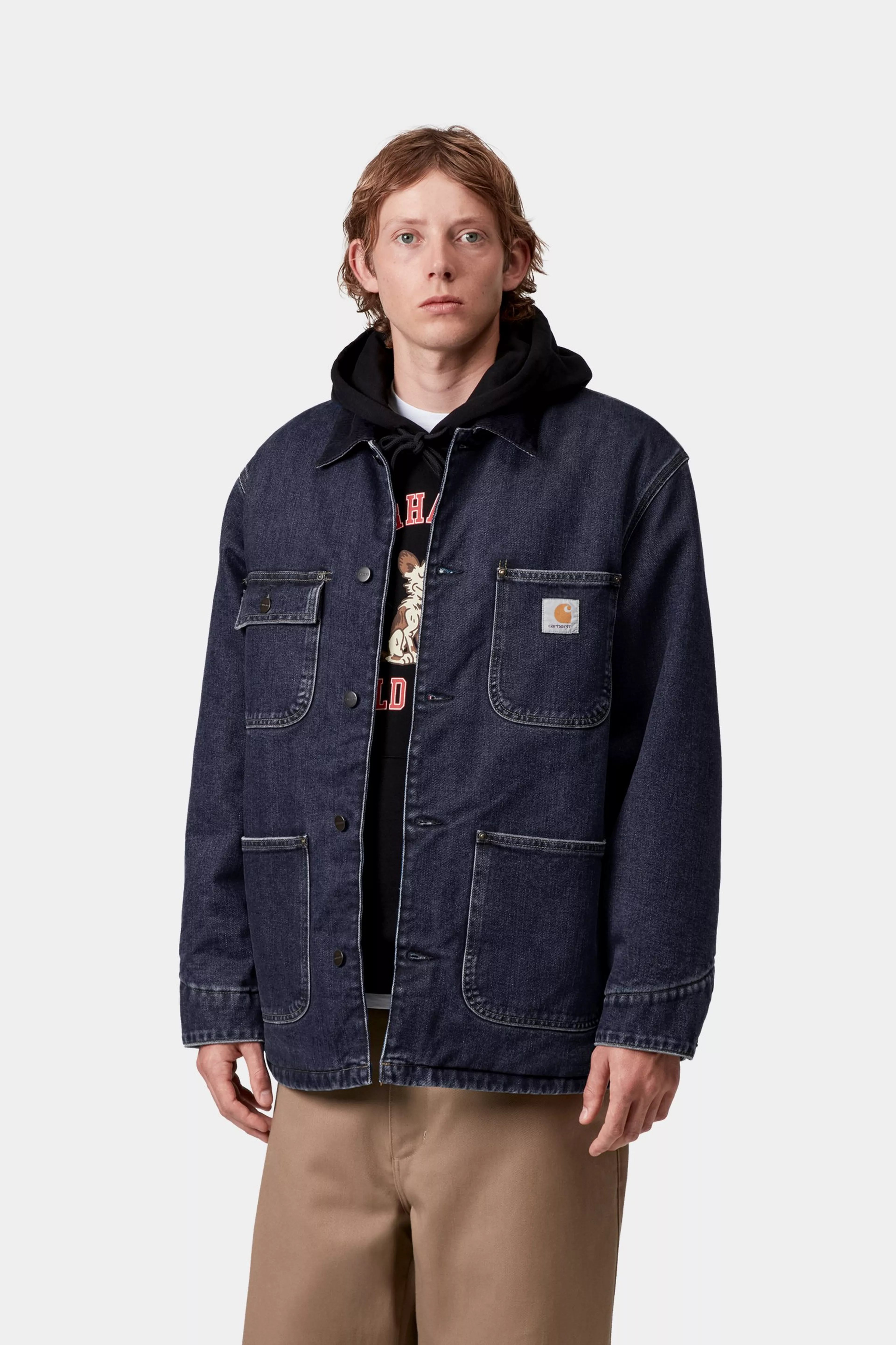 OG CHORE COAT  - Blue / Dark Navy (rigid)