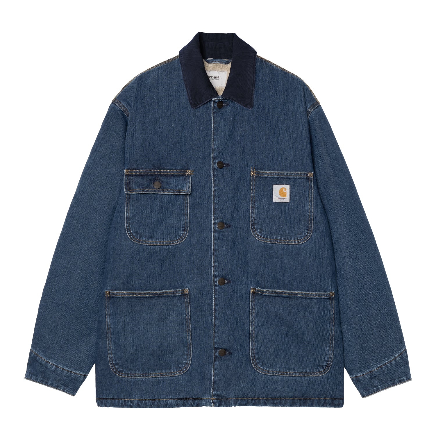OG CHORE COAT  - Blue / Dark Navy (stone washed)