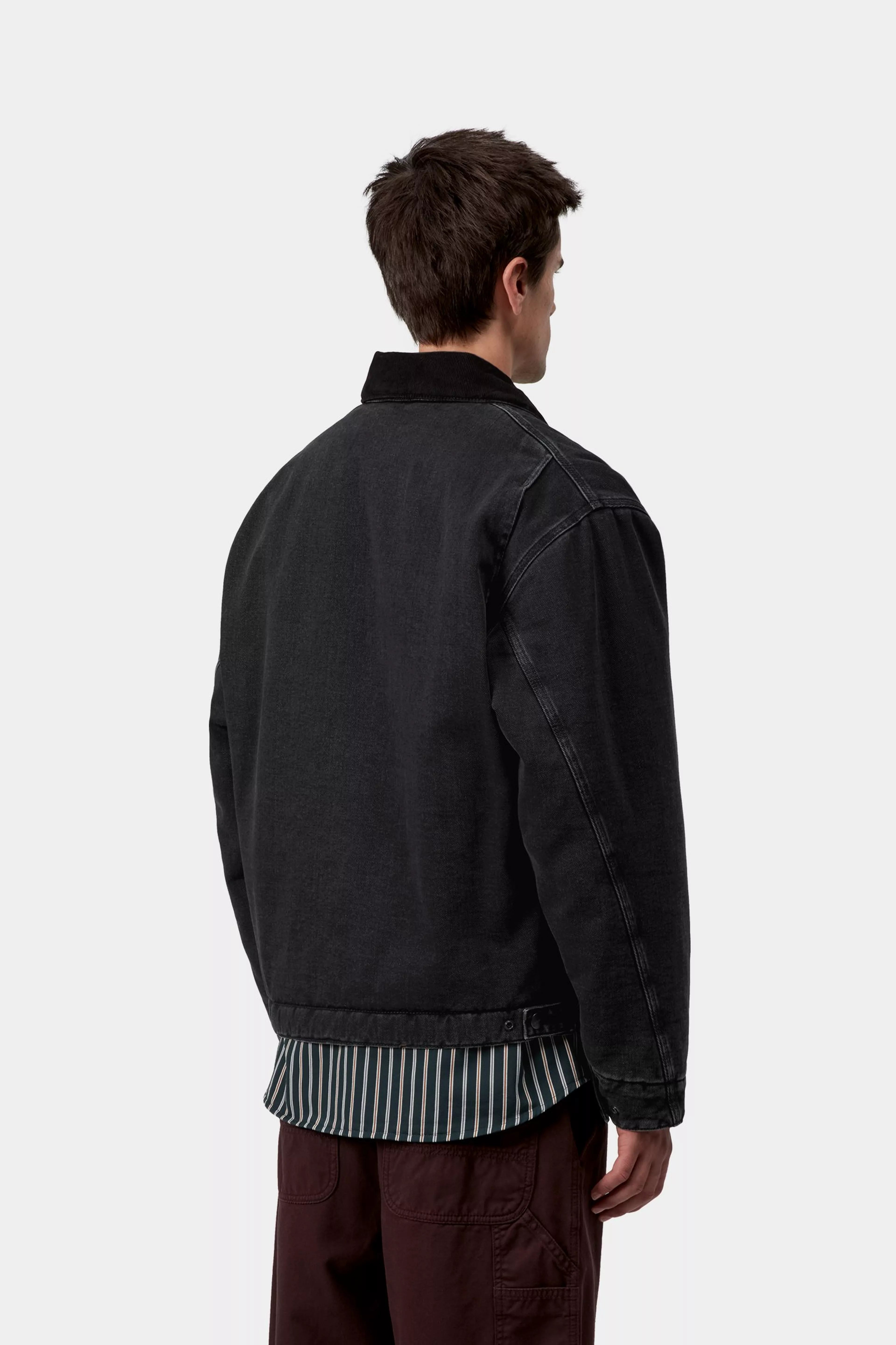 OG DETROIT JACKET  - Black / Black (stone washed)