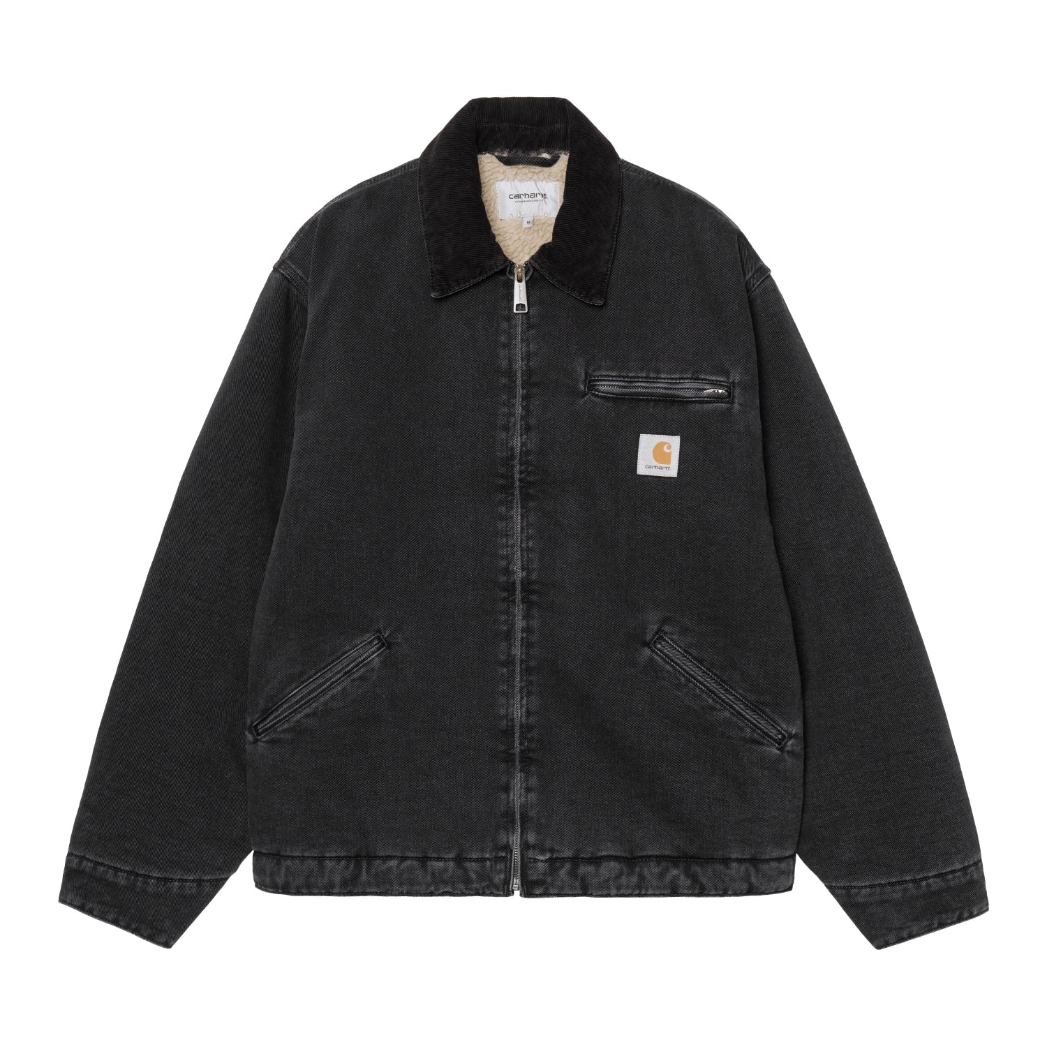 OG DETROIT JACKET  - Black / Black (stone washed)
