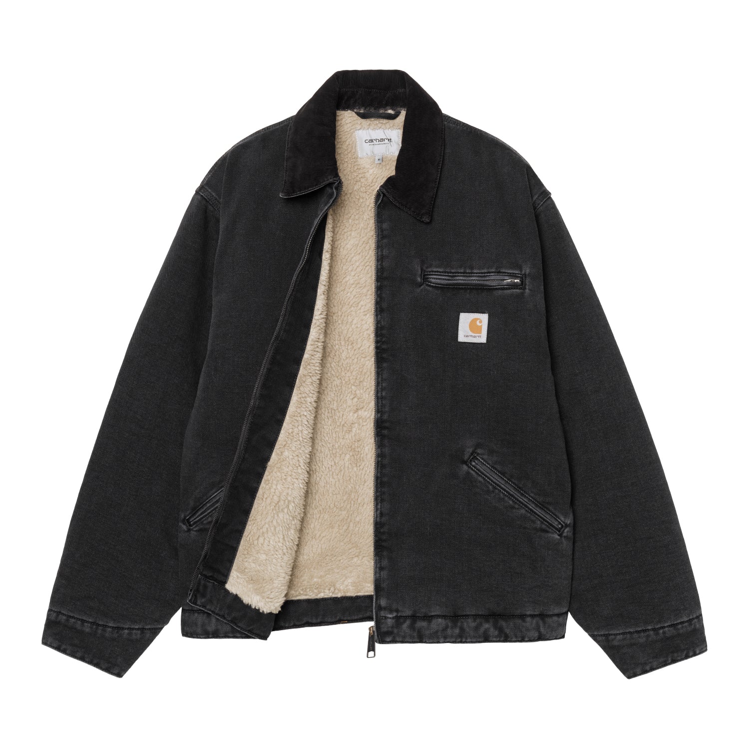 OG DETROIT JACKET  - Black / Black (stone washed)