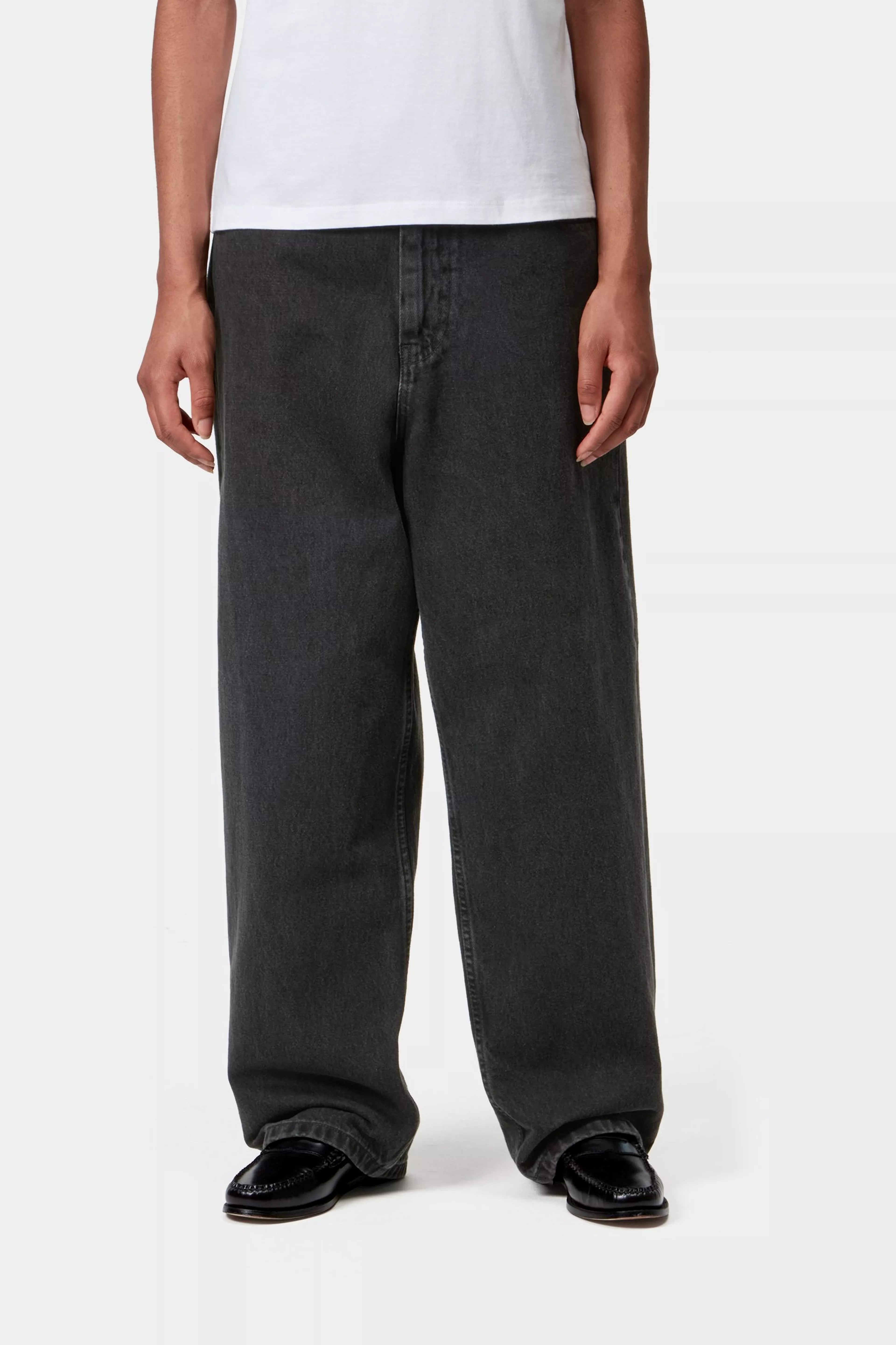 W' Brandon Pant - Black (stone washed)