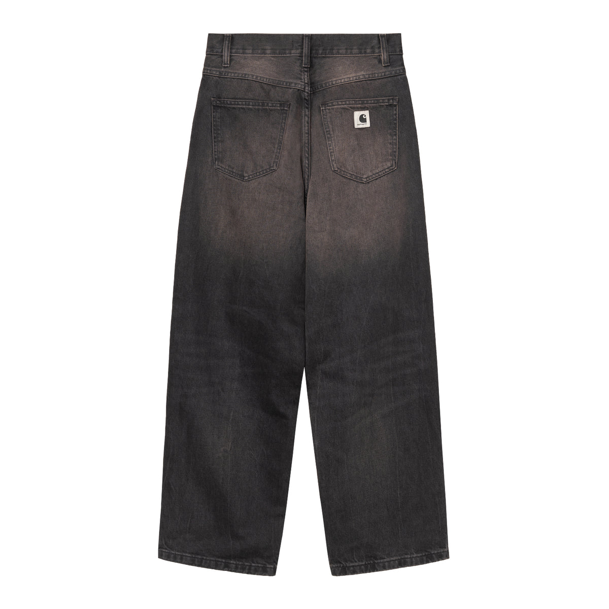 W' Brandon Pant - Black, tobacco used wash