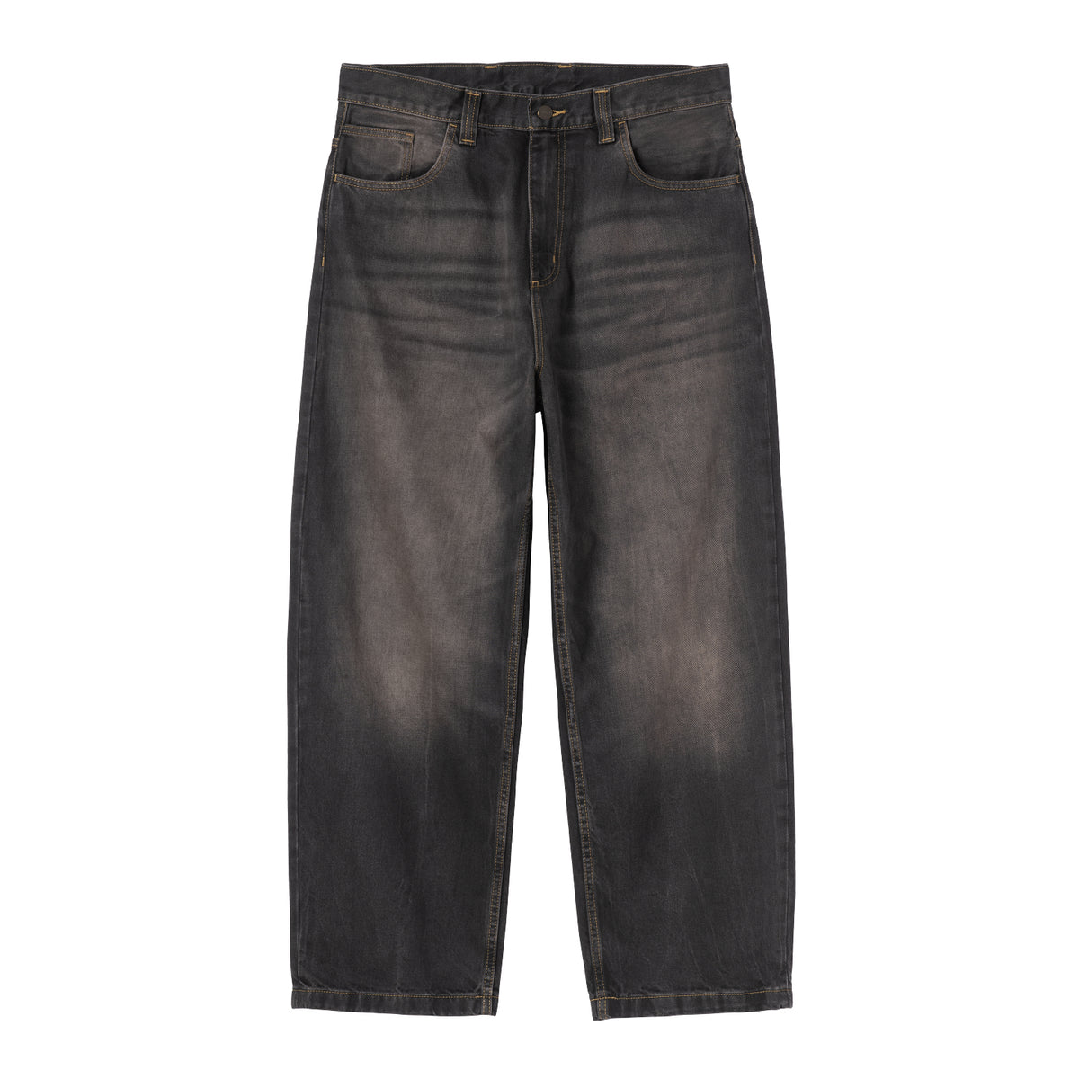 Brandon Pant - Black tobacco used wash