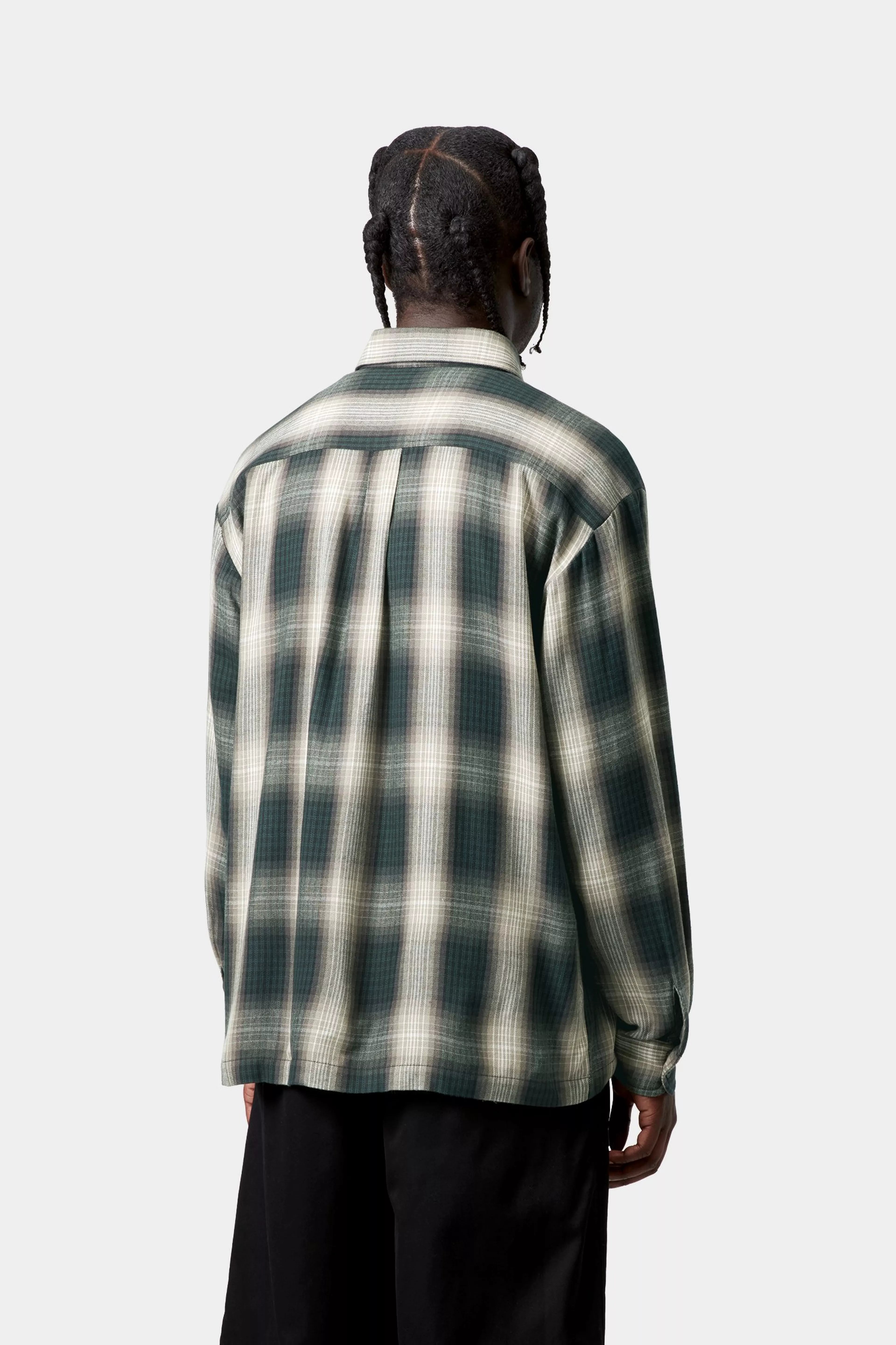 L/S Harlin Shirt - Harlin Check, Kale Green