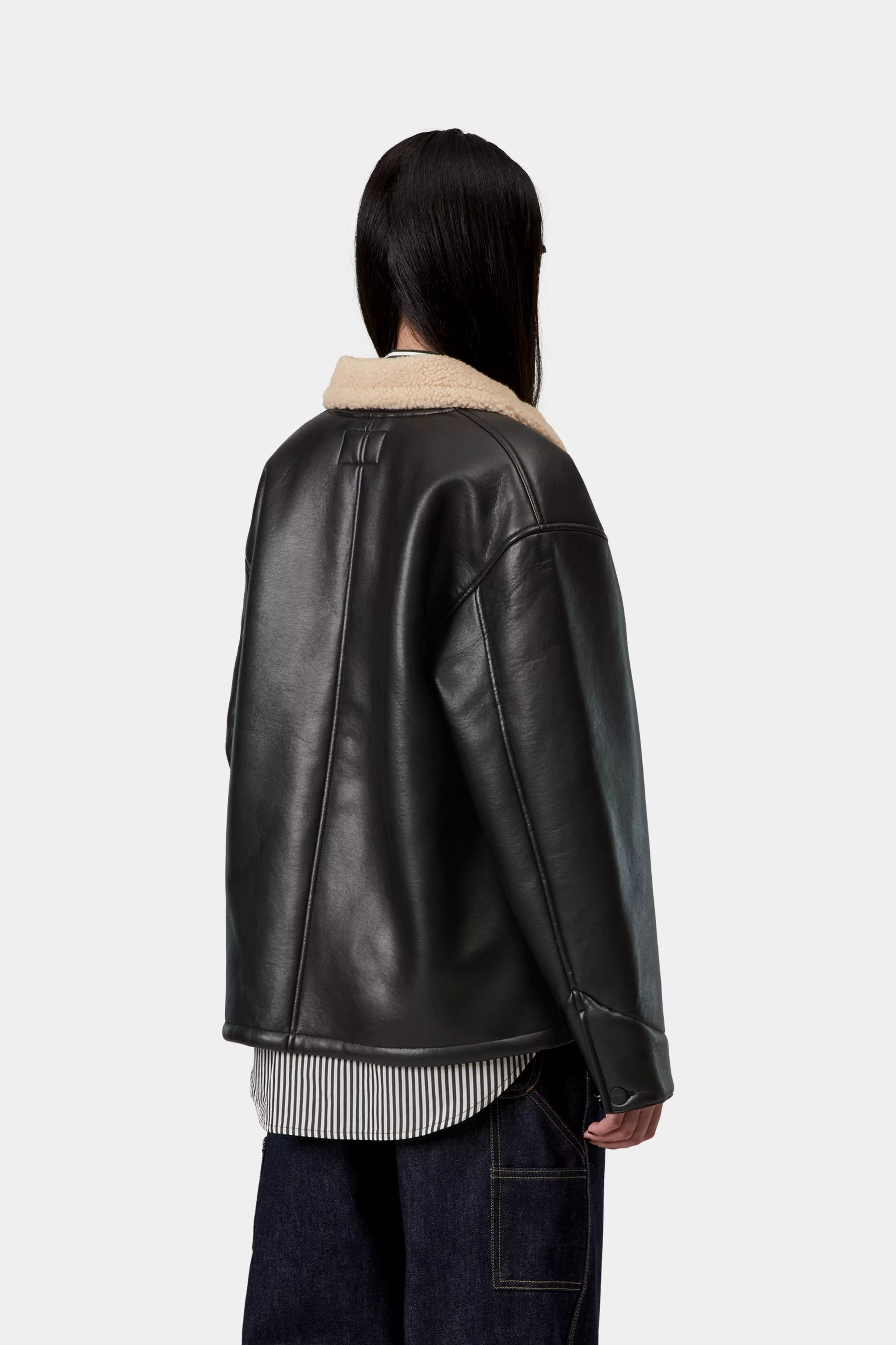 W' Shepton OG Michigan Coat - Black / Natural