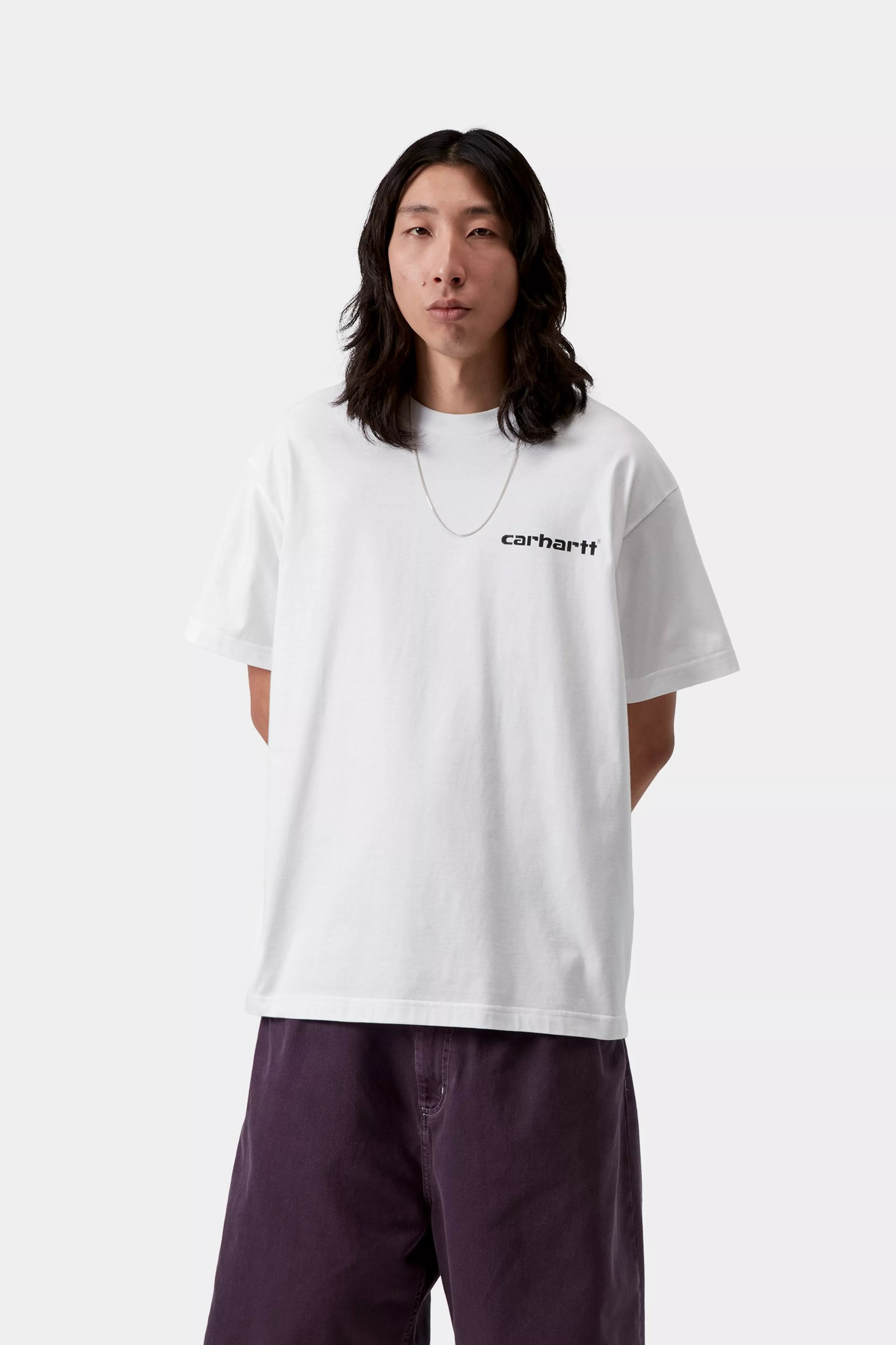S/S Archive Script T-Shirt - White