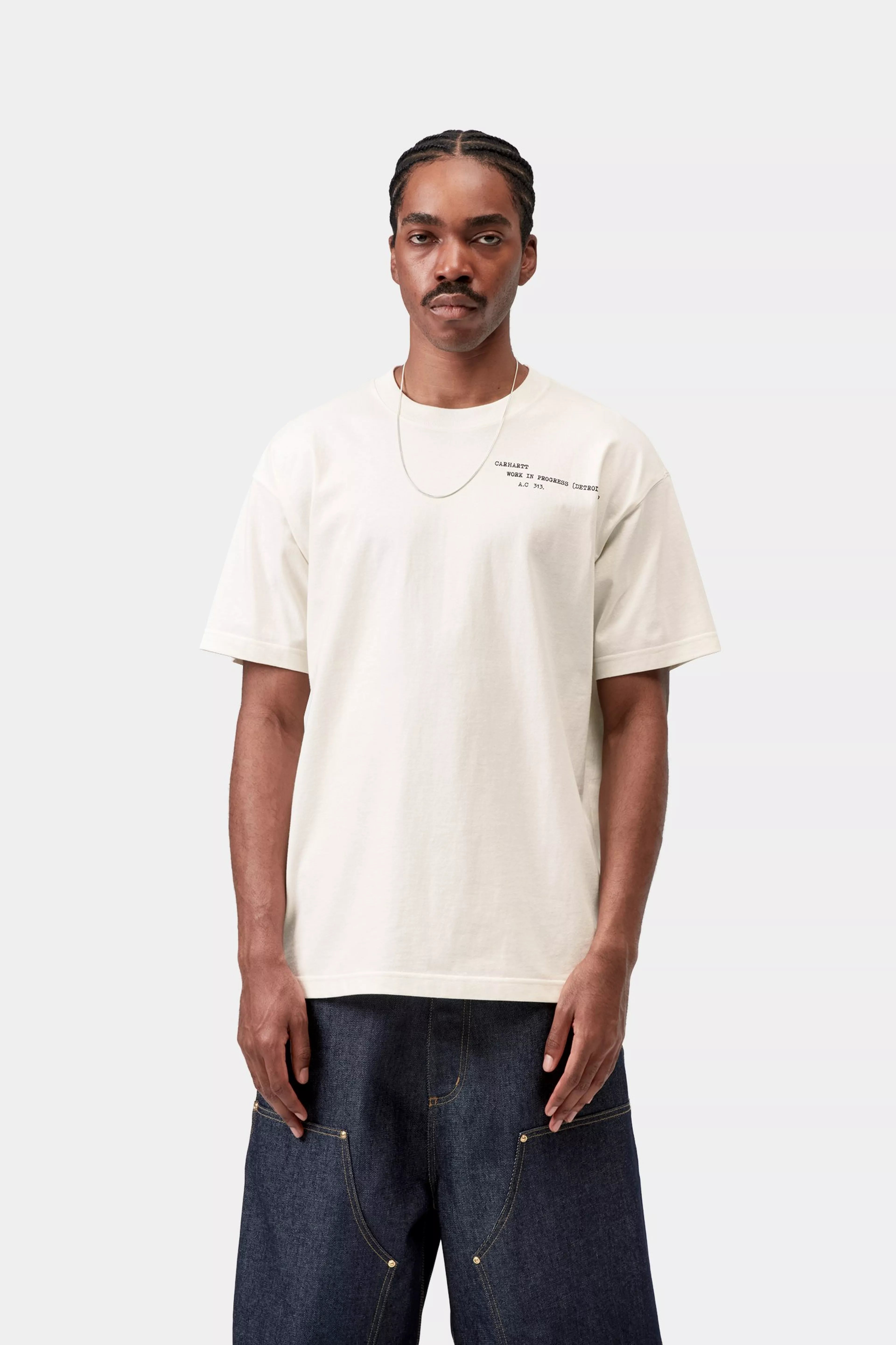 S/S Punched T-Shirt - Wax