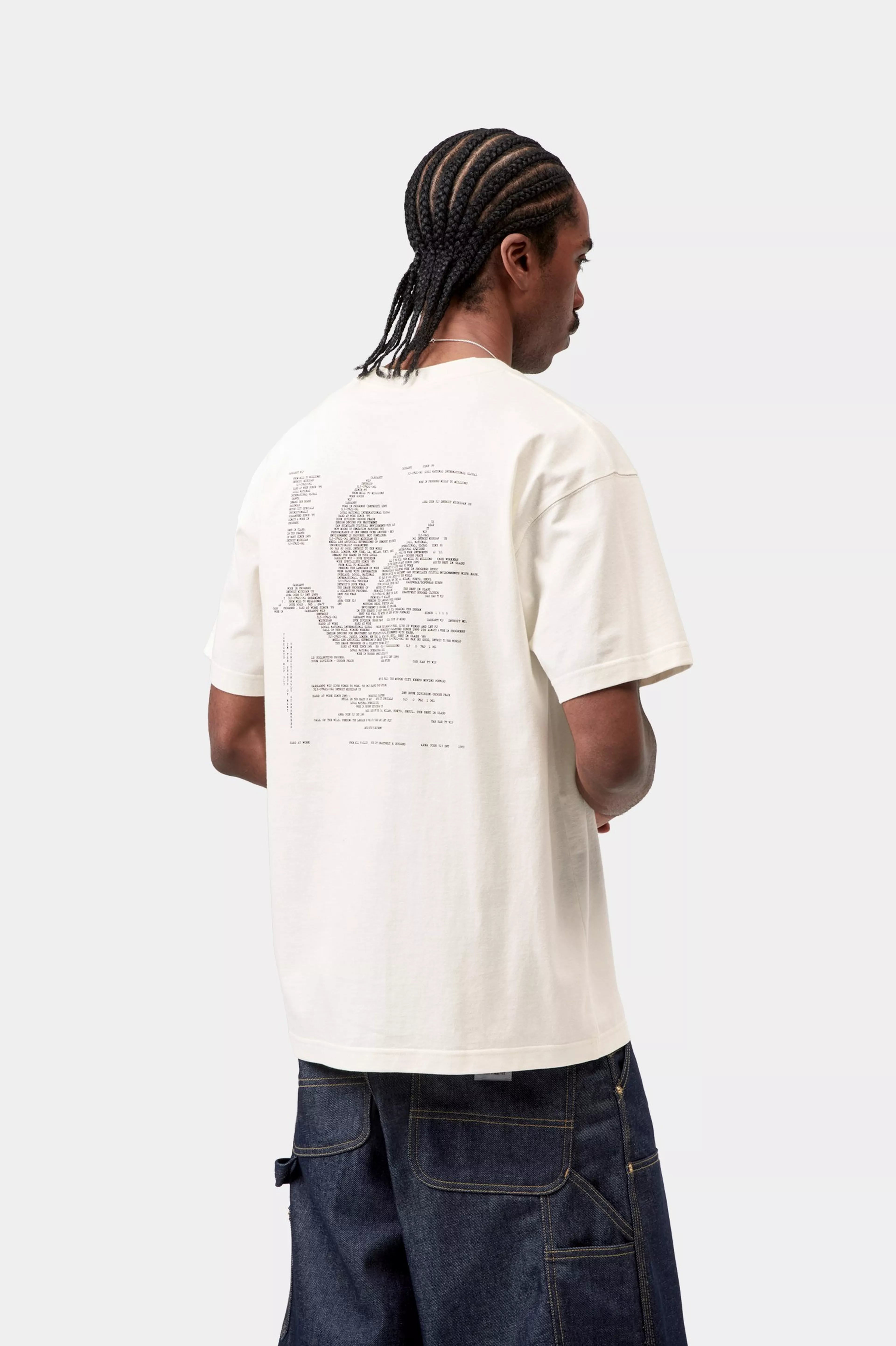S/S Punched T-Shirt - Wax