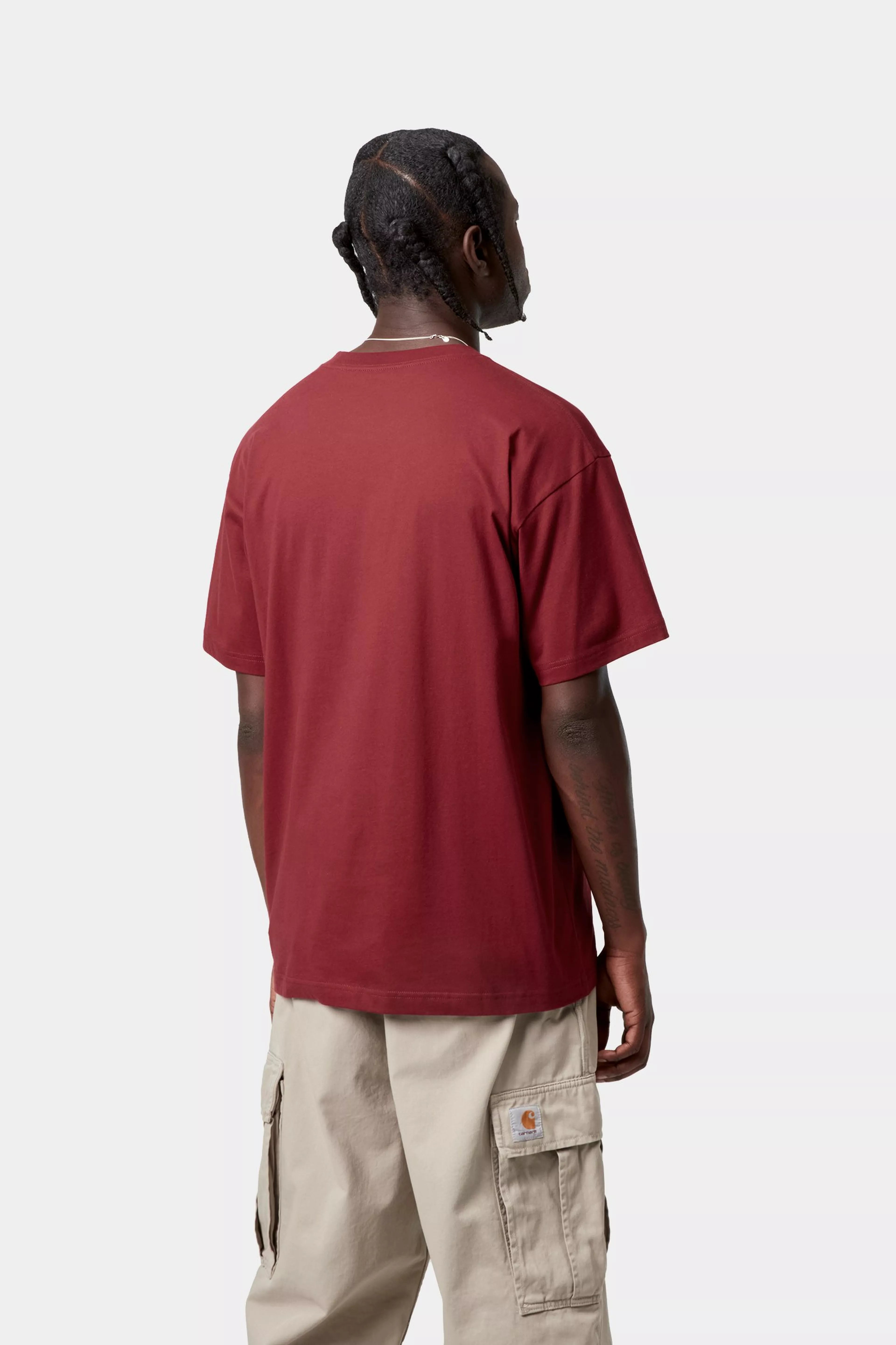 S/S Clover T-Shirt - Marsala