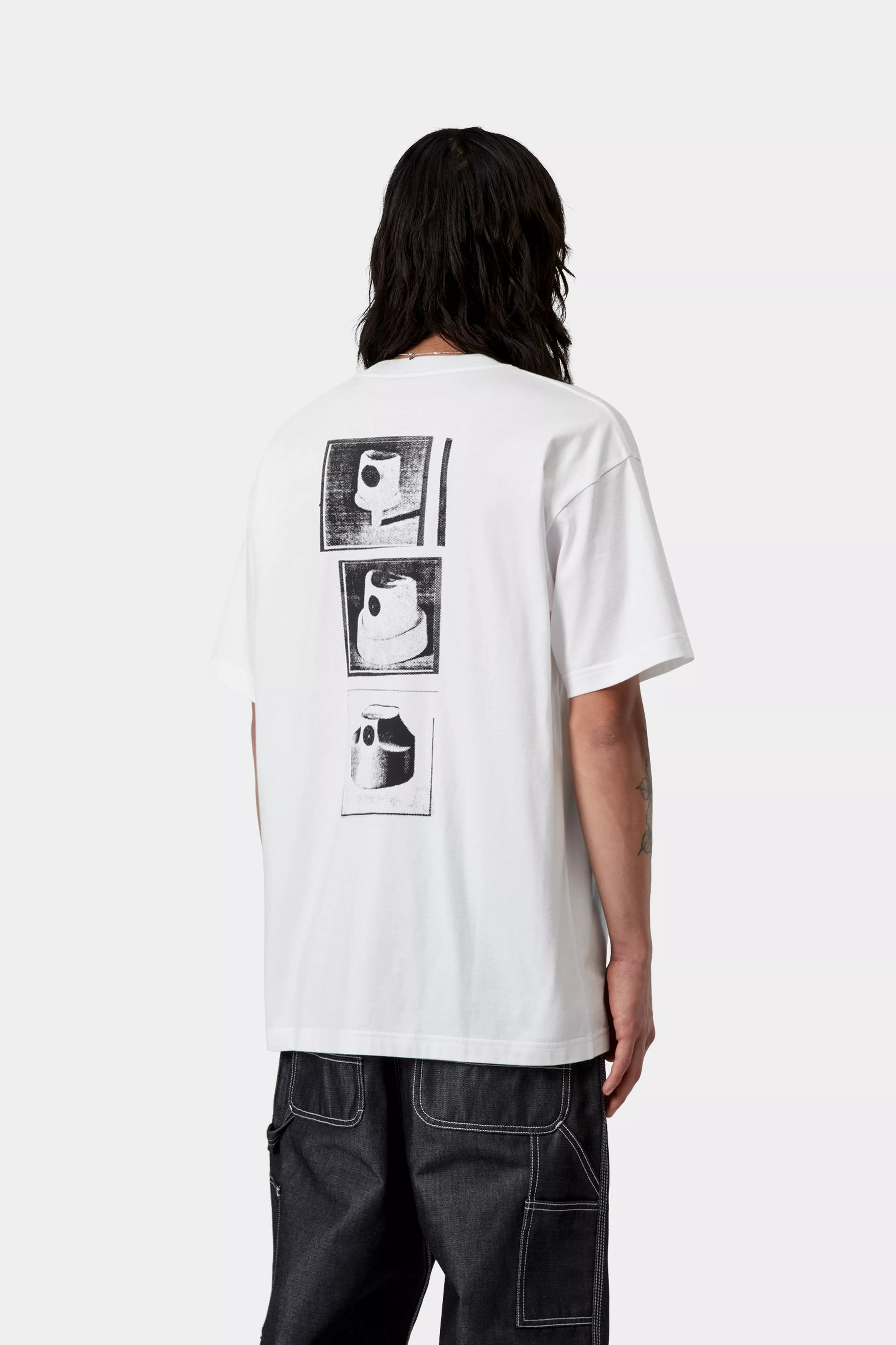 S/S Caps T-Shirt - White