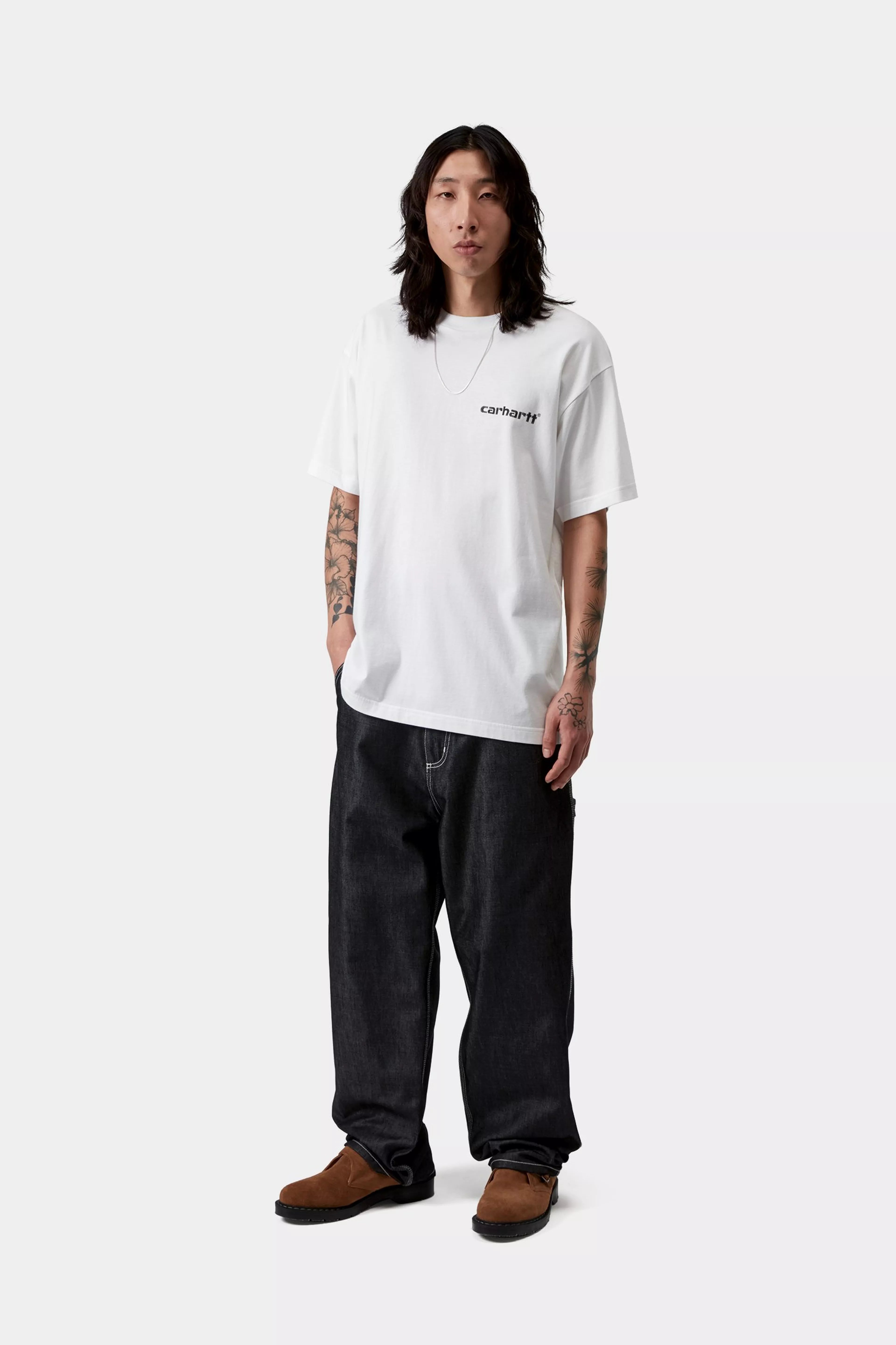 S/S Caps T-Shirt - White
