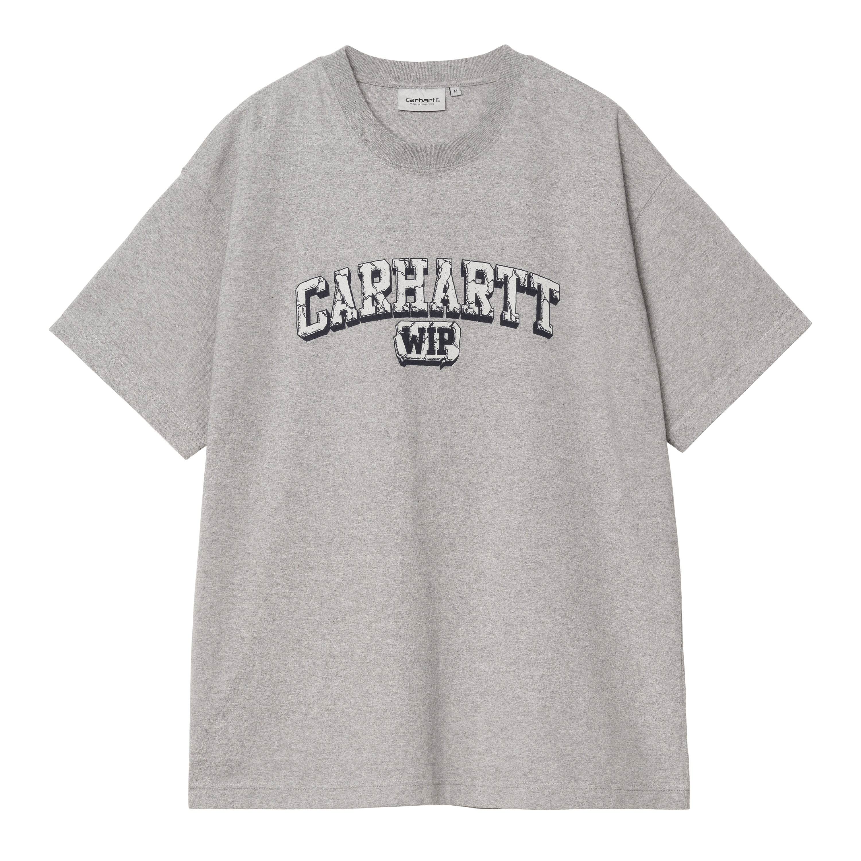 S/S Heavy Duty T-Shirt - Grey Heather (heavy enzyme wash)