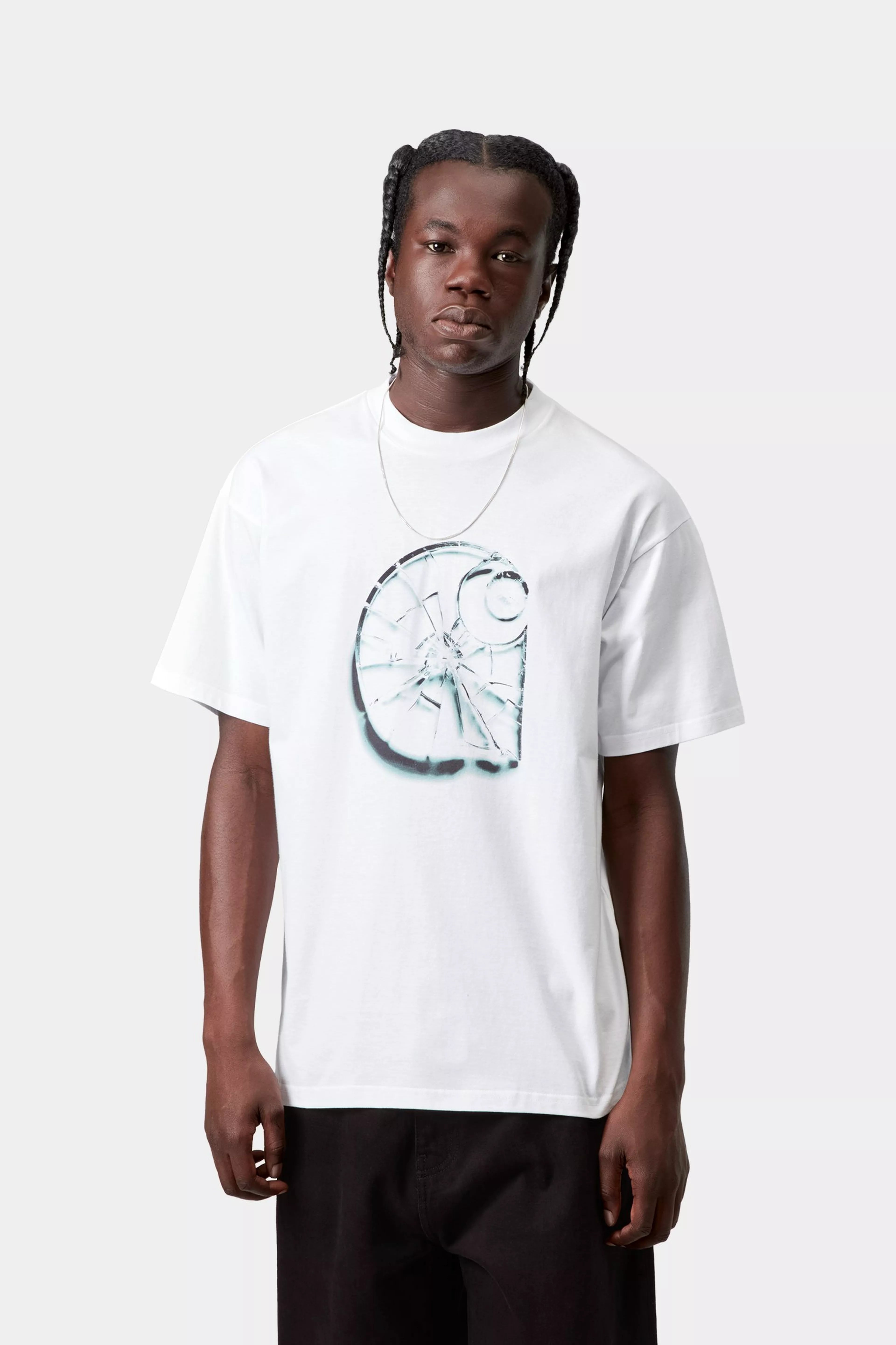 S/S Shattered T-Shirt - White