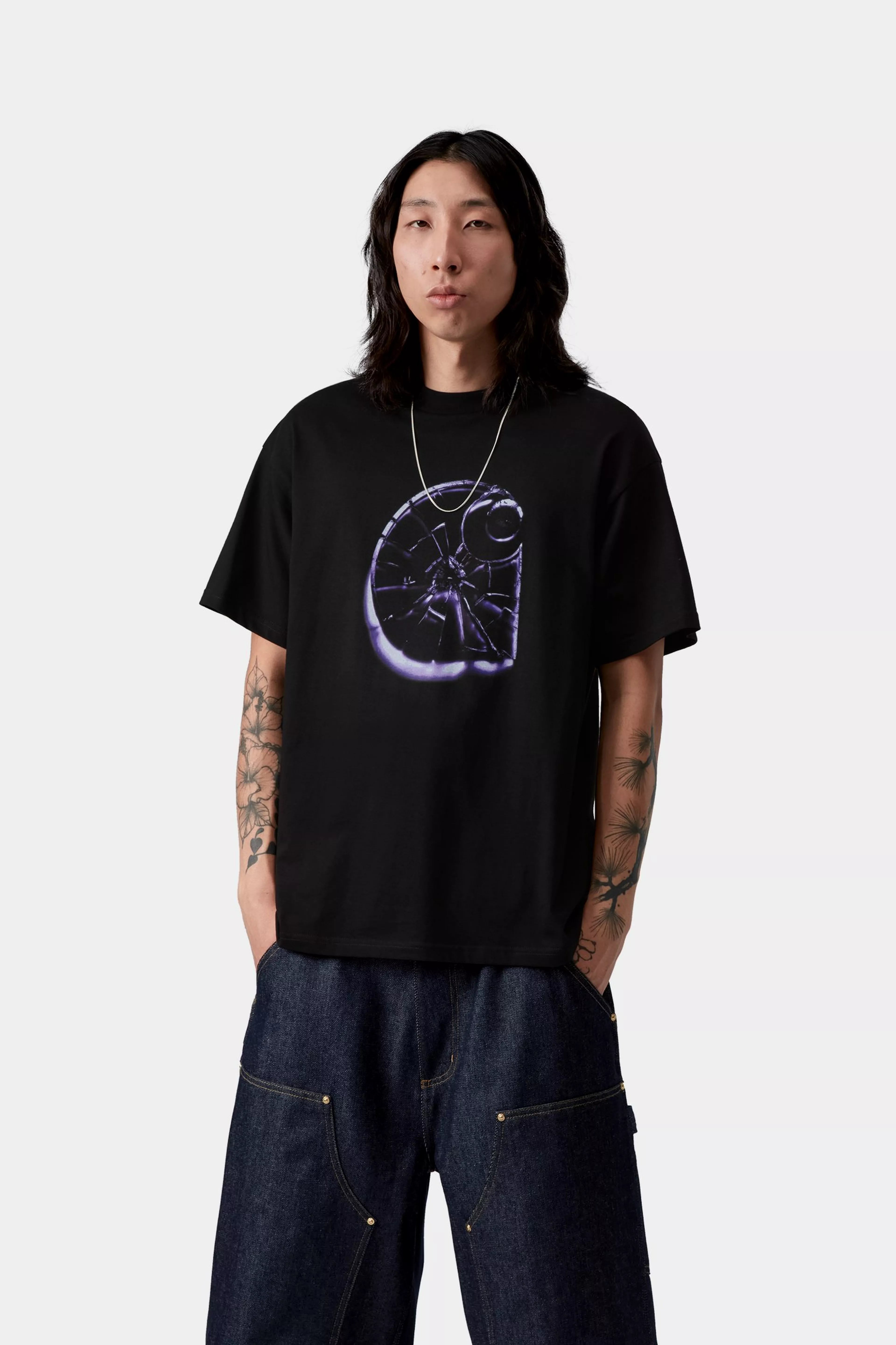 S/S Shattered T-Shirt - Black
