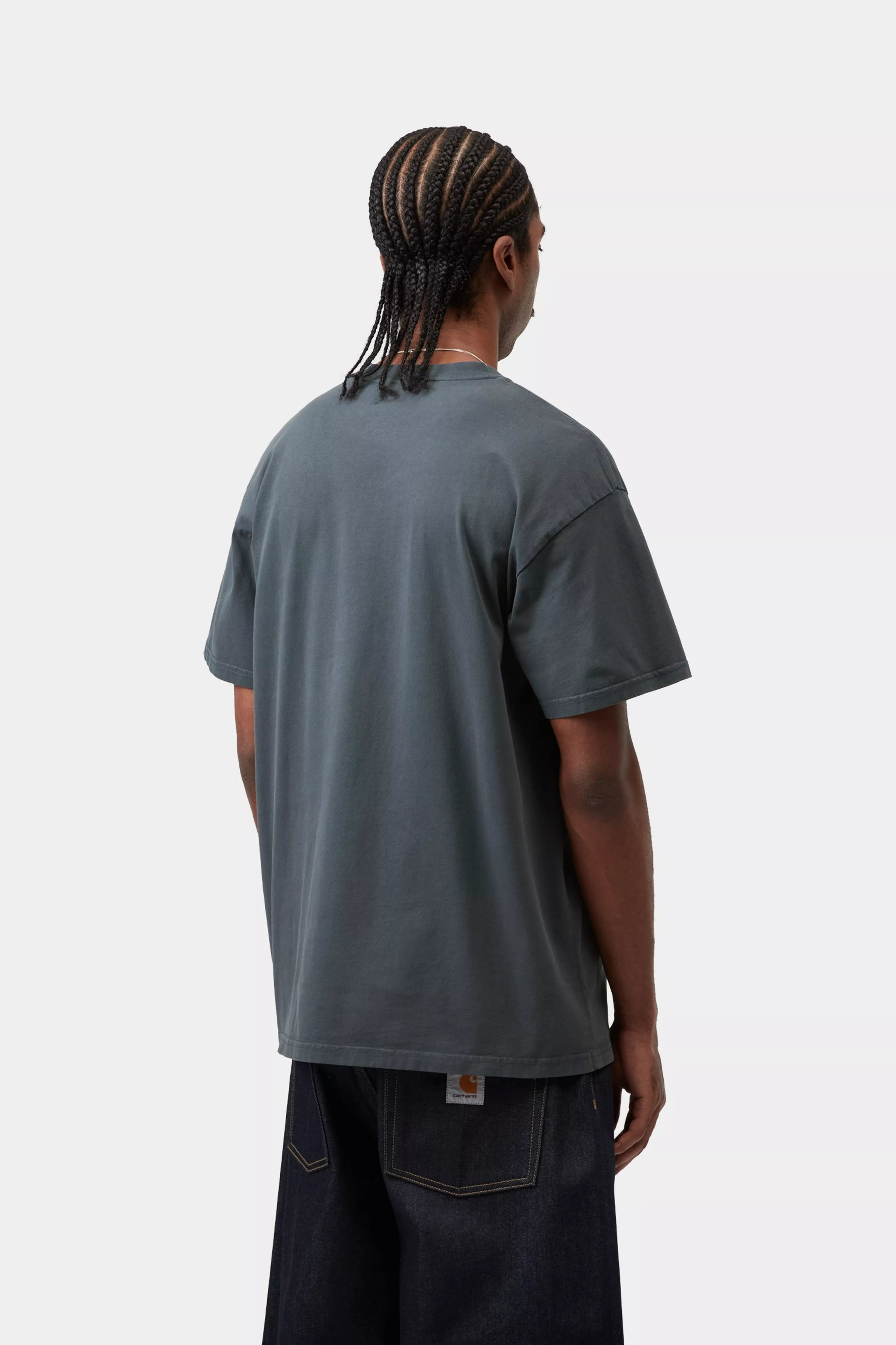 S/S Faded Pond Corps T-Shirt - Deep Night (heavy stone wash)