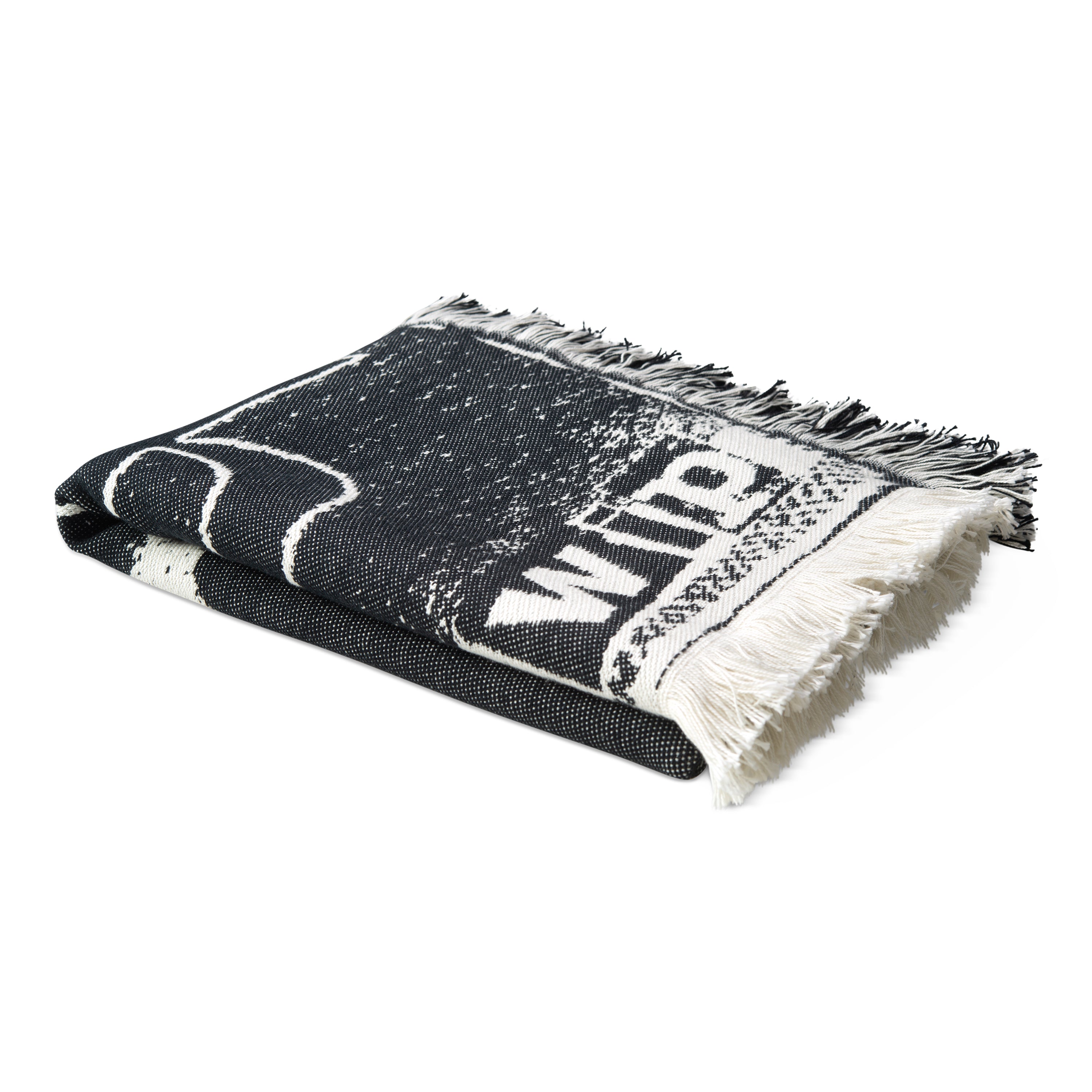 Letterpress Blanket - Black / Wax