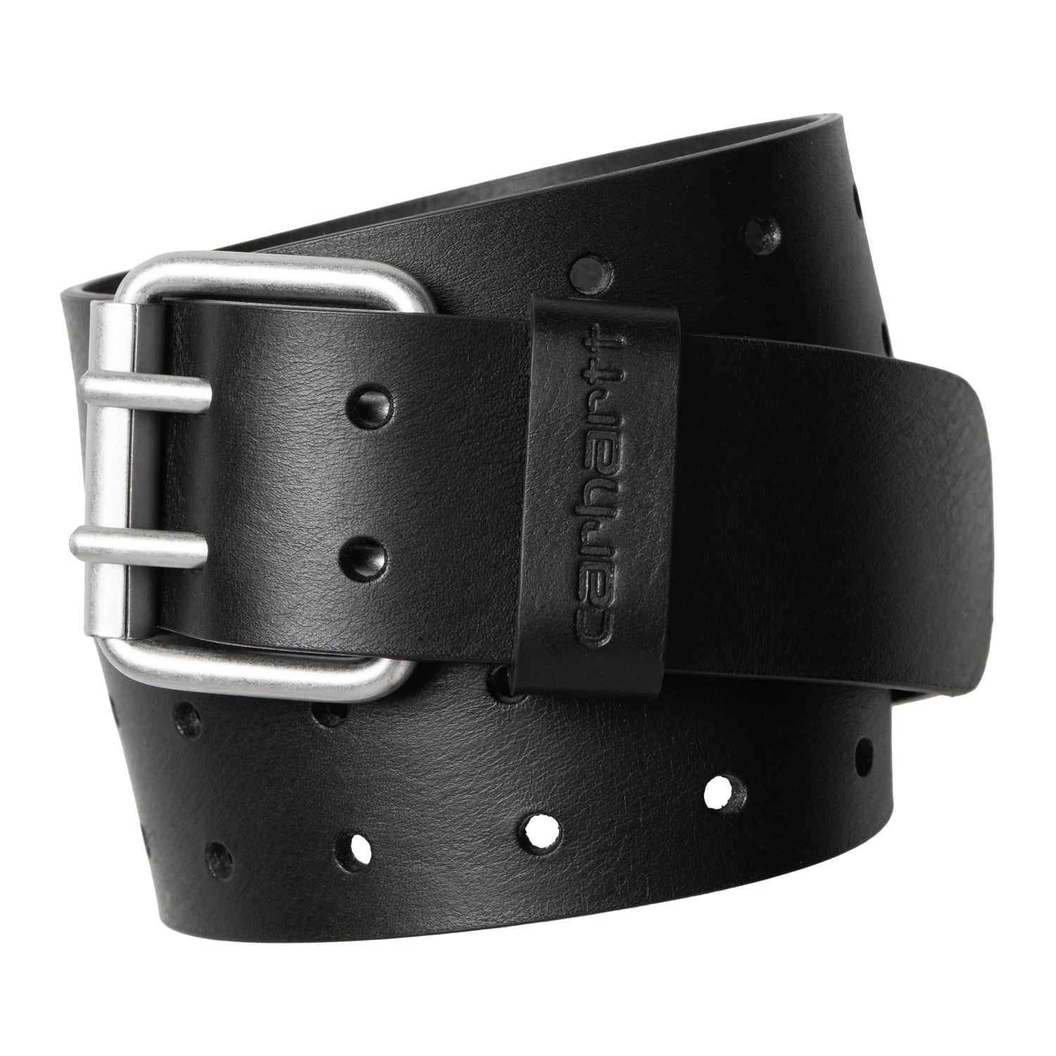 Double Script Belt - Black / Silver